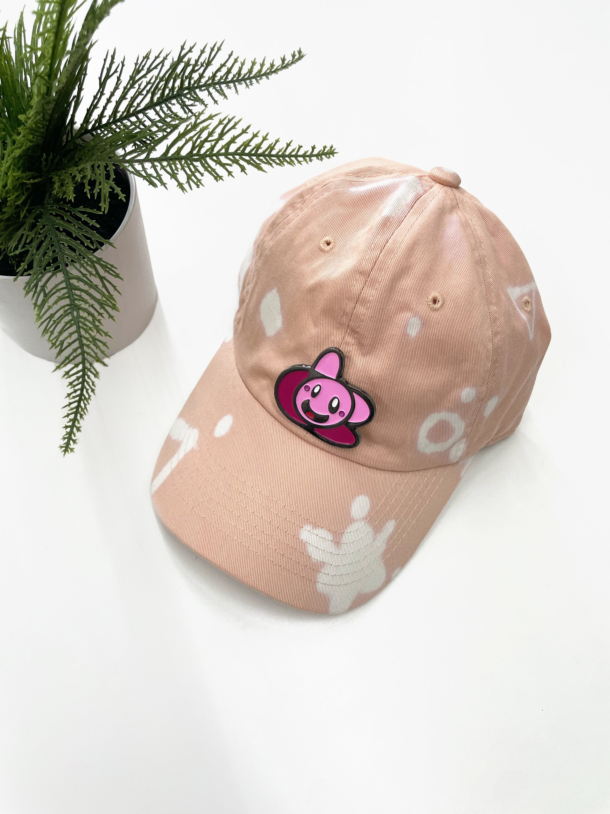 Kirby Dad hat with Enamel Pin
