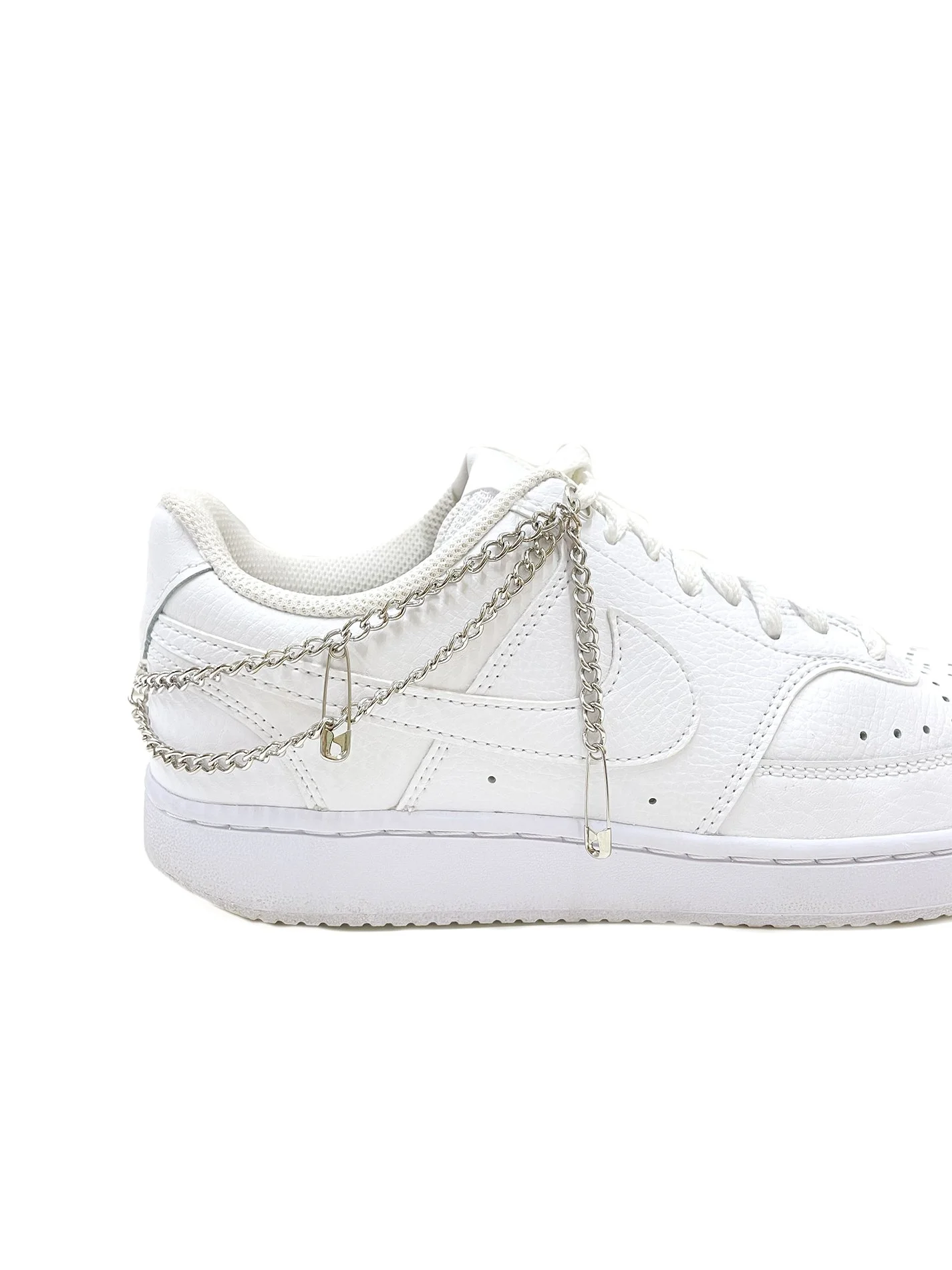 Triple Chain Safety pin charm