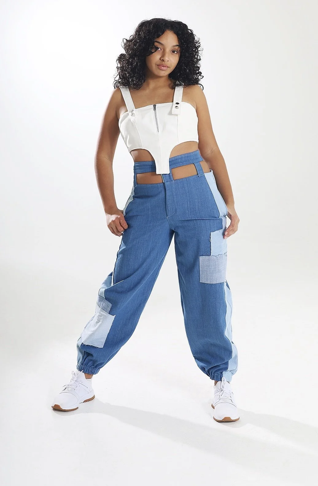 Indigo Heat Denim Joggers