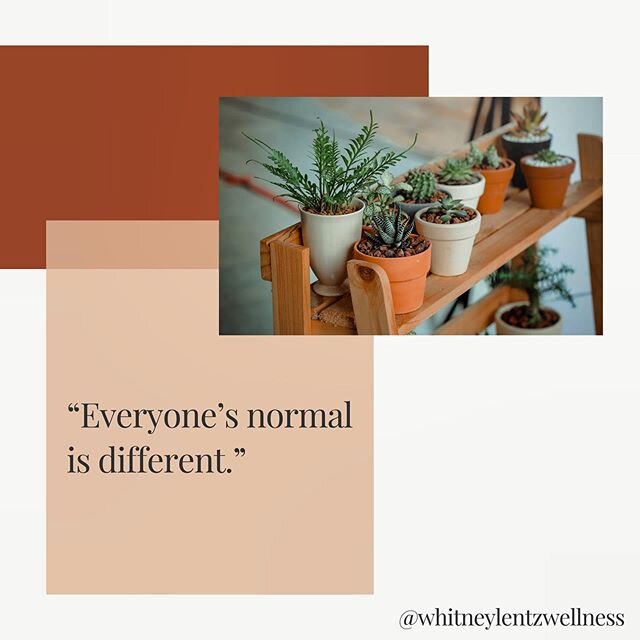 Normal can be a tricky word.
.

Sometimes having our experiences normalized can be really comforting.
.
Other times wanting to be &ldquo;normal&rdquo; can lead us to comparing and feeling not good enough.
.
Just a few reminders:
.
Your feelings are v