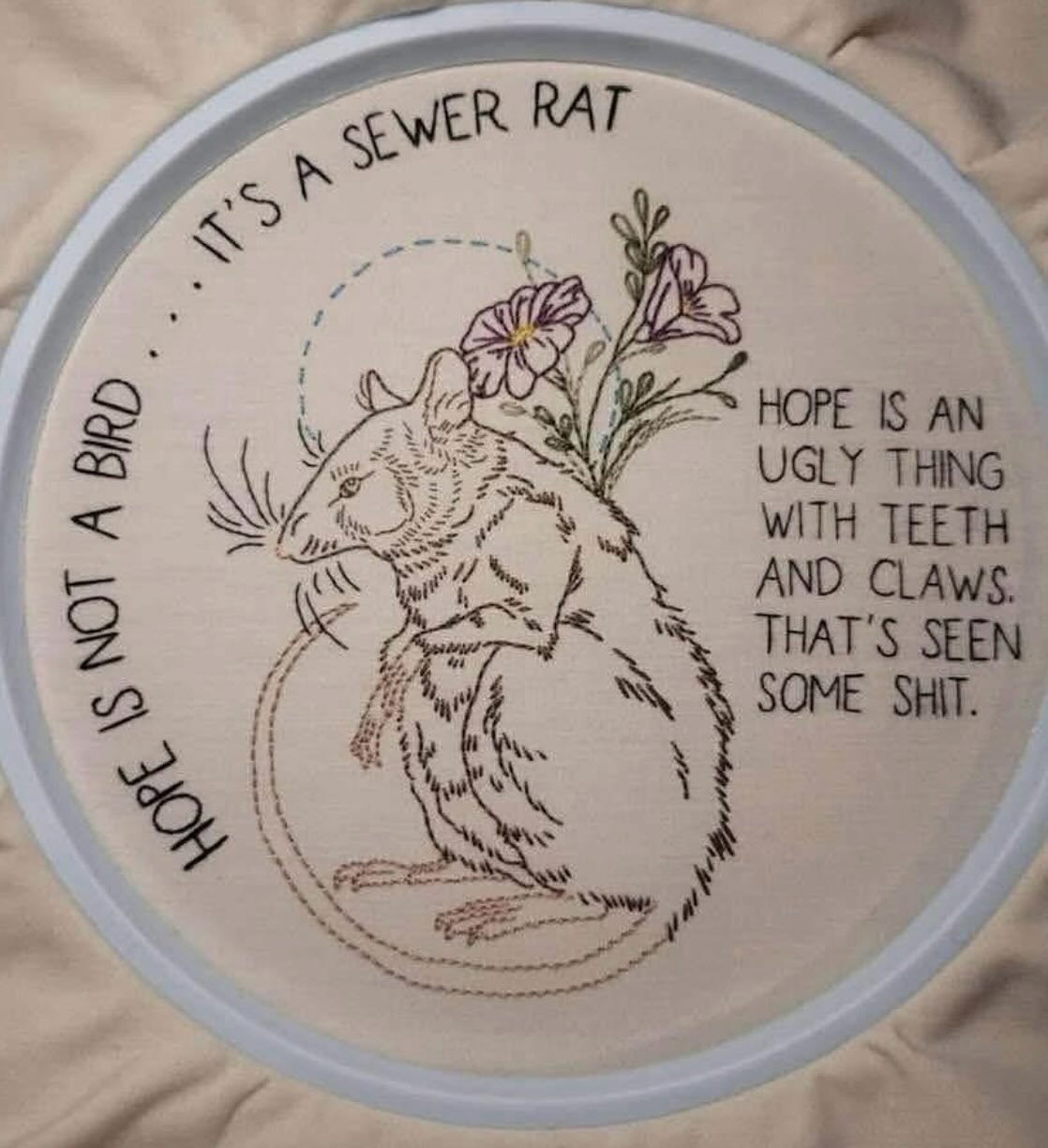 🐀 
.
.
.
.
.
(Not my photo, unknown source) 
Poem by Catlin Seida