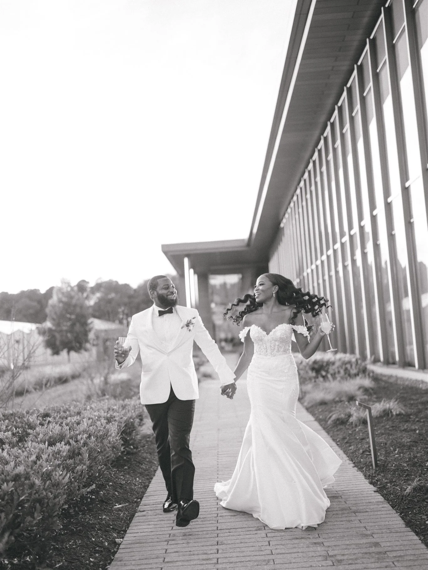 What a day filled with joy!!
📸: @nativ.lens 
.
Venue: @glasshousekitchennc 
Photographer: @nativ.lens
Videographer: @myndfulfilms 
Dress: @rashawnrosebridal 
MUA: @makeupbykat_nc
Hair: @lavishd.bridal
Florals: @tg_floral 
Decor/Rentals: @curatedeven