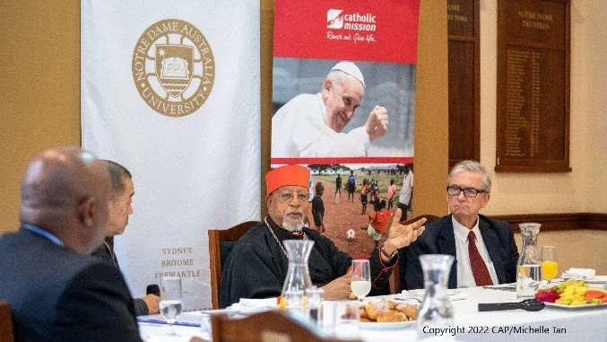 Breakfast with Cardinal Souraphiel