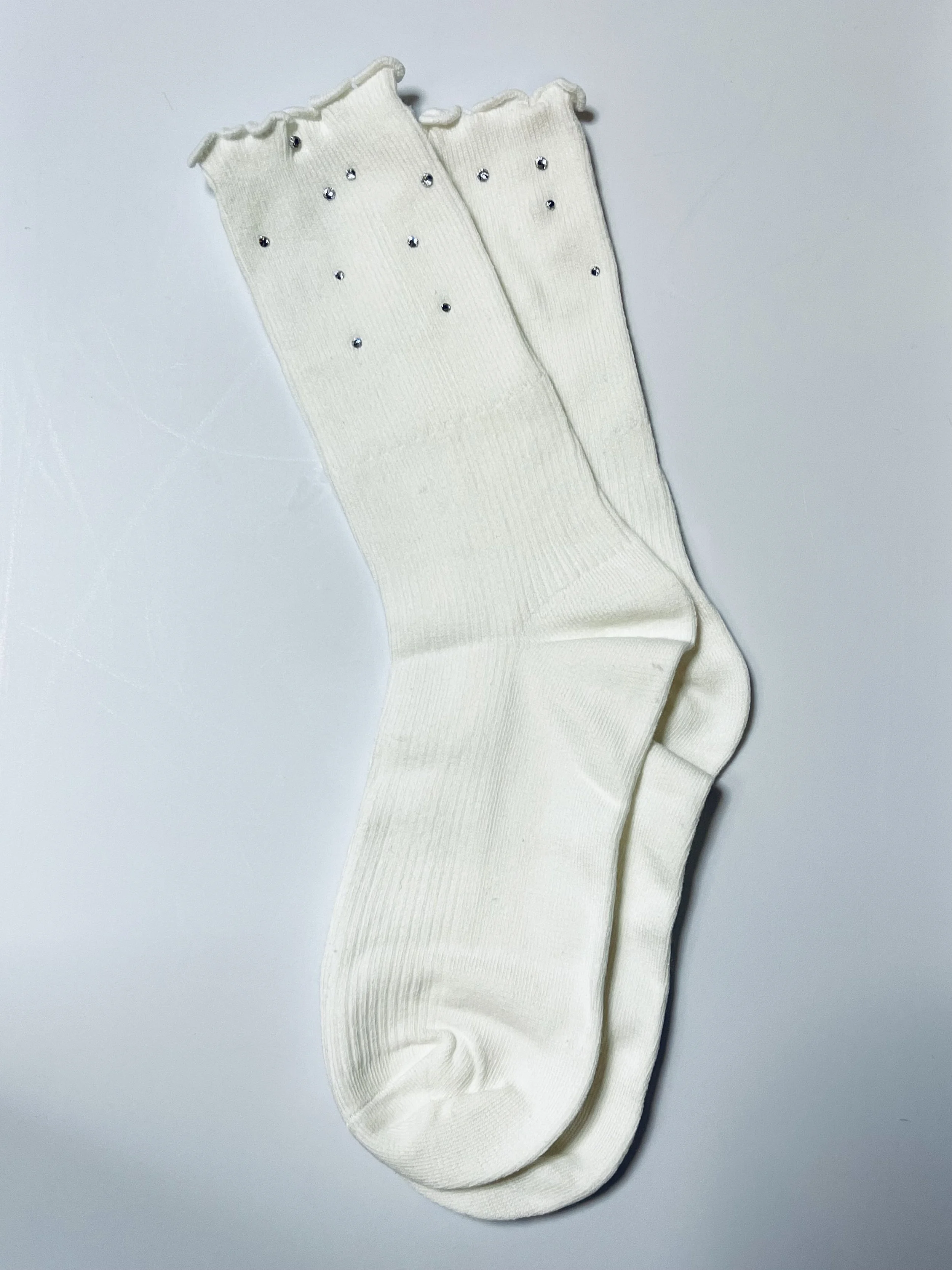 Dressy Crystal Socks