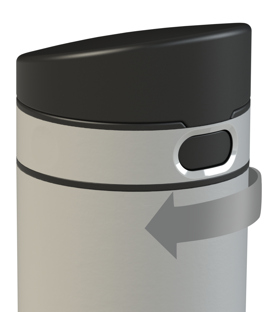 Twist stainless steel band to lock and unlock. 
