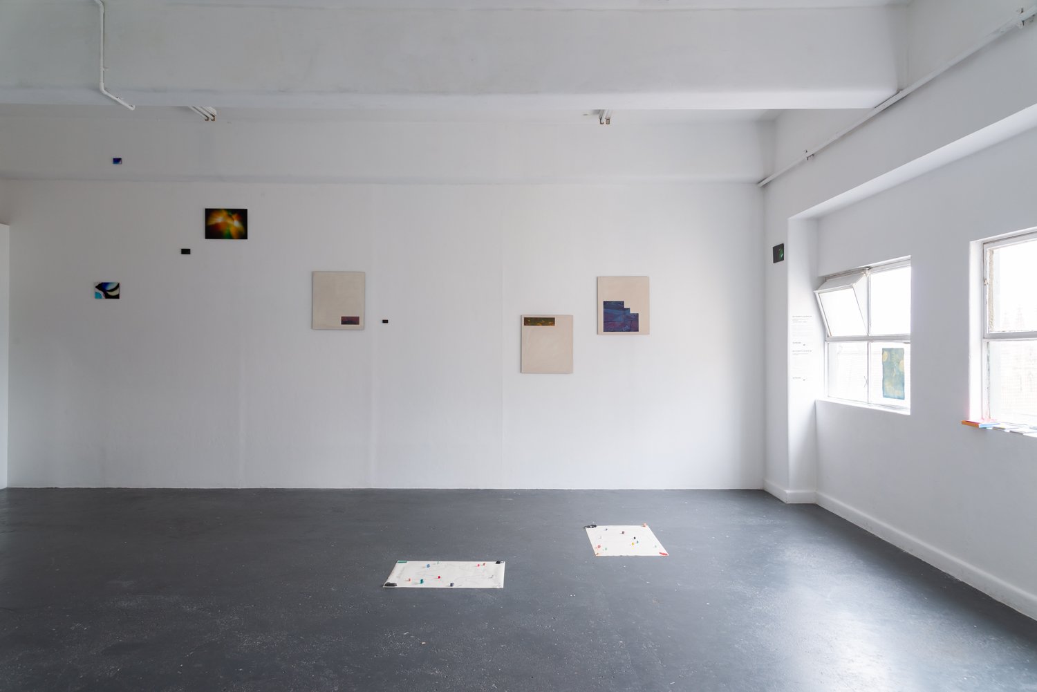  Installation view of  Odd fragments, ad infinitum  with Skye Malu Baker, Elena Misso, Michael McCafferty, and Sarah Bunting 