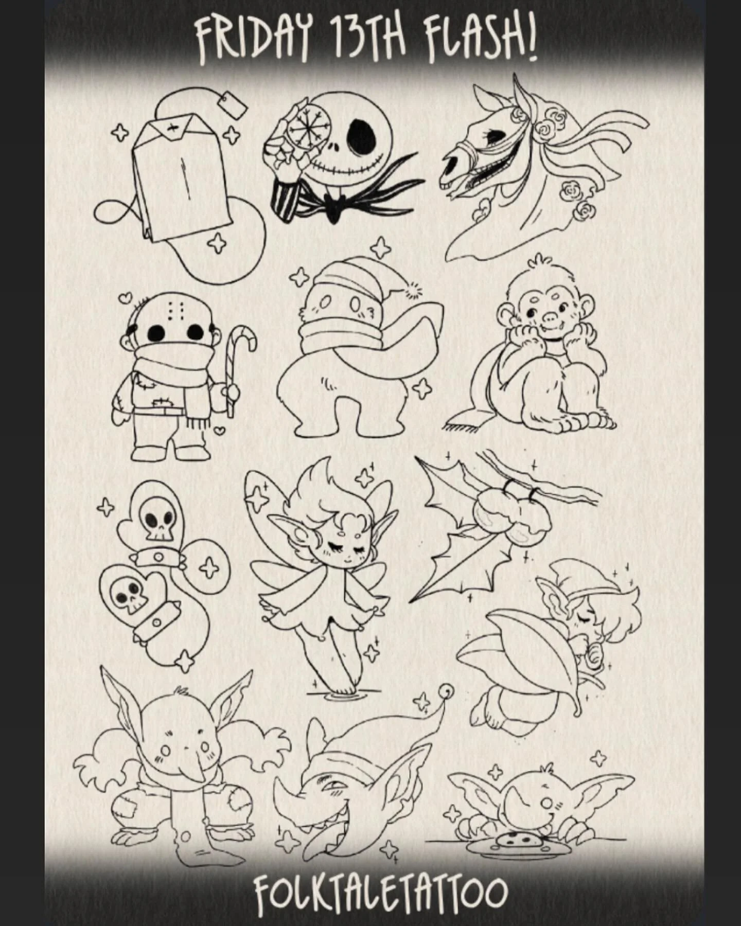 ❄️Another festive Friday the 13th announcement!❄️

We are beyond excited to welcome Callum (@folktaletattoo) back to the shop to sling some jolly good tattoos with us on Friday! 🎄

Asking for a friend - do you think it&rsquo;s possible to grow anoth