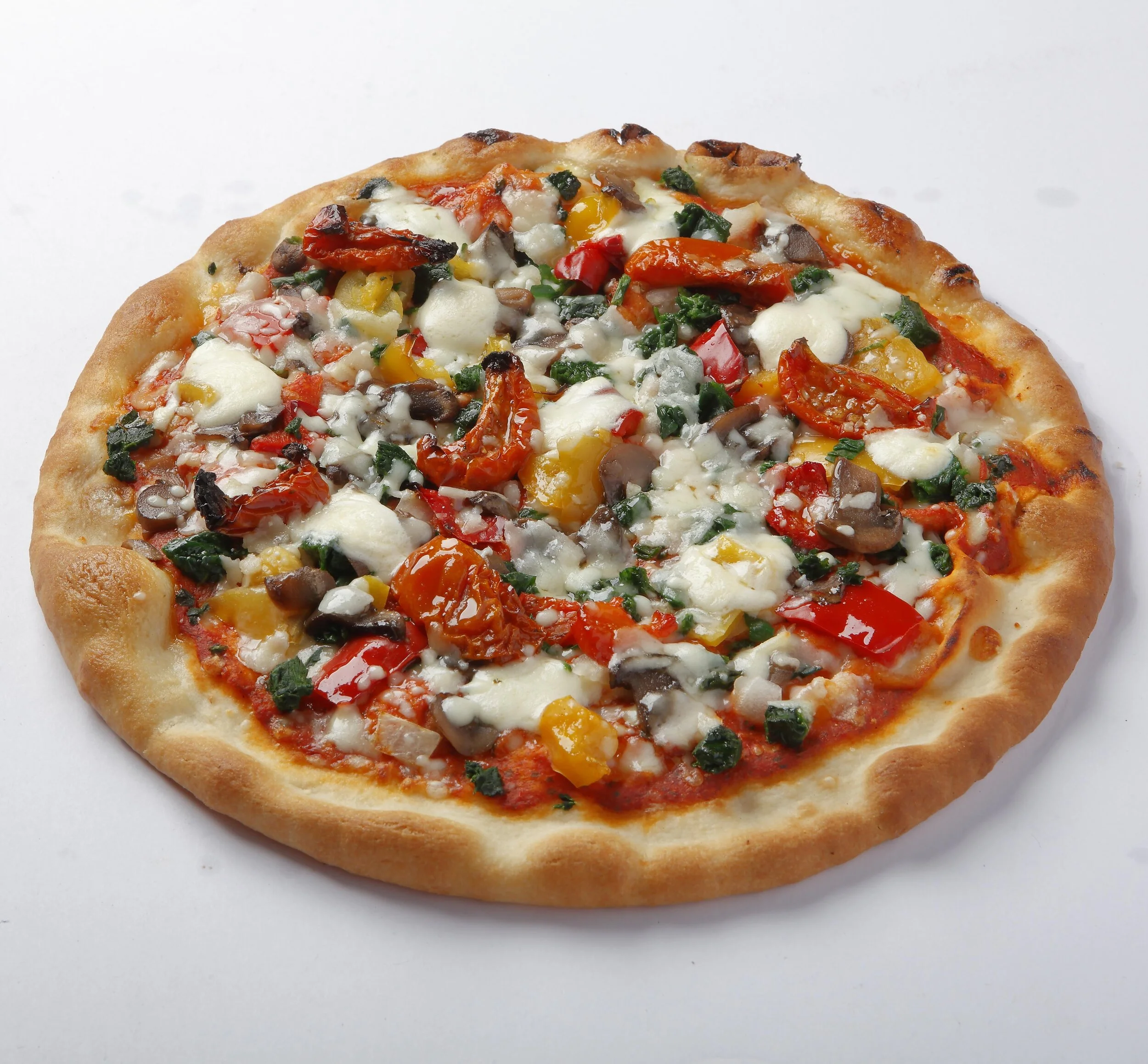 COOKING INSTRUCTIONS – CONVENTIONAL OVEN: Preheat oven to 425º F.   Remove pizza from box and remove plastic wrap. Place pizza directly on oven rack.  Bake for approximately 10-12 minutes.  Oven times may vary, adjust bake time accordingly. FOR FOOD…