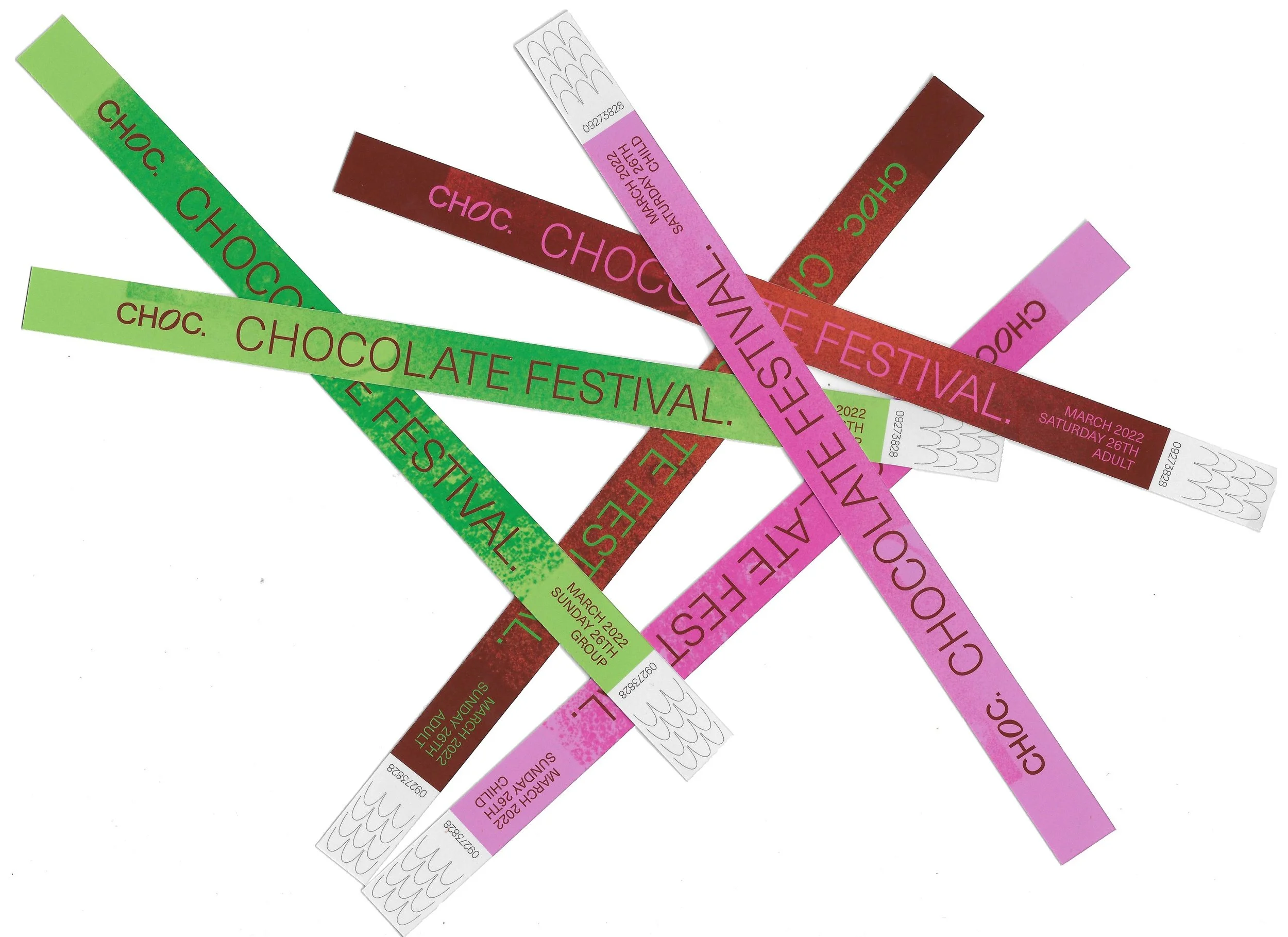 CPH Chocolate Festival Wristbands