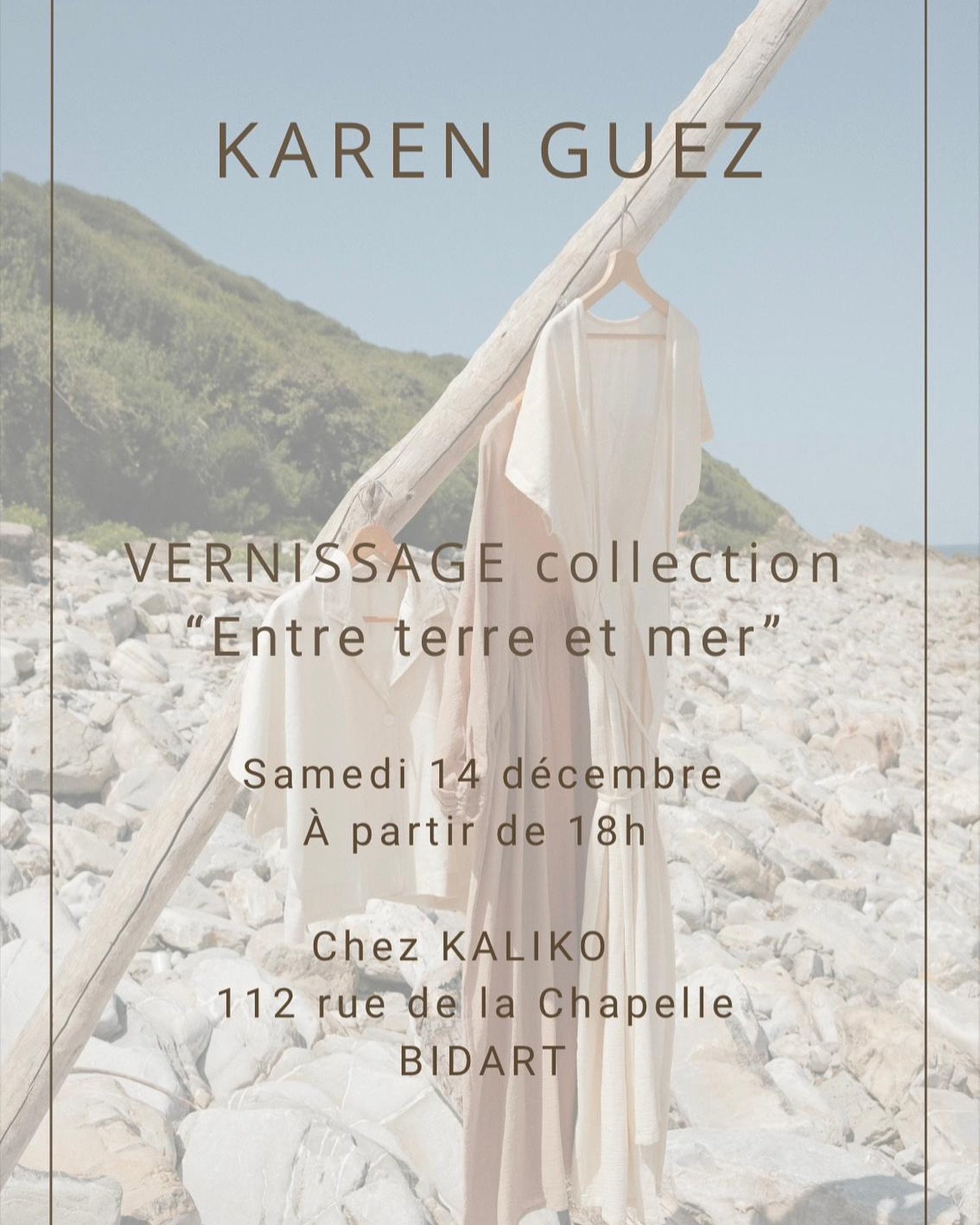 Aujourd&rsquo;hui, je suis ravie de vous annoncer que ma passion pour la cr&eacute;ation s&rsquo;&eacute;tend d&eacute;sormais aux v&ecirc;tements.

Chaque pi&egrave;ce, qu&rsquo;il s&rsquo;agisse d&rsquo;un maillot de bain ou d&rsquo;un v&ecirc;teme