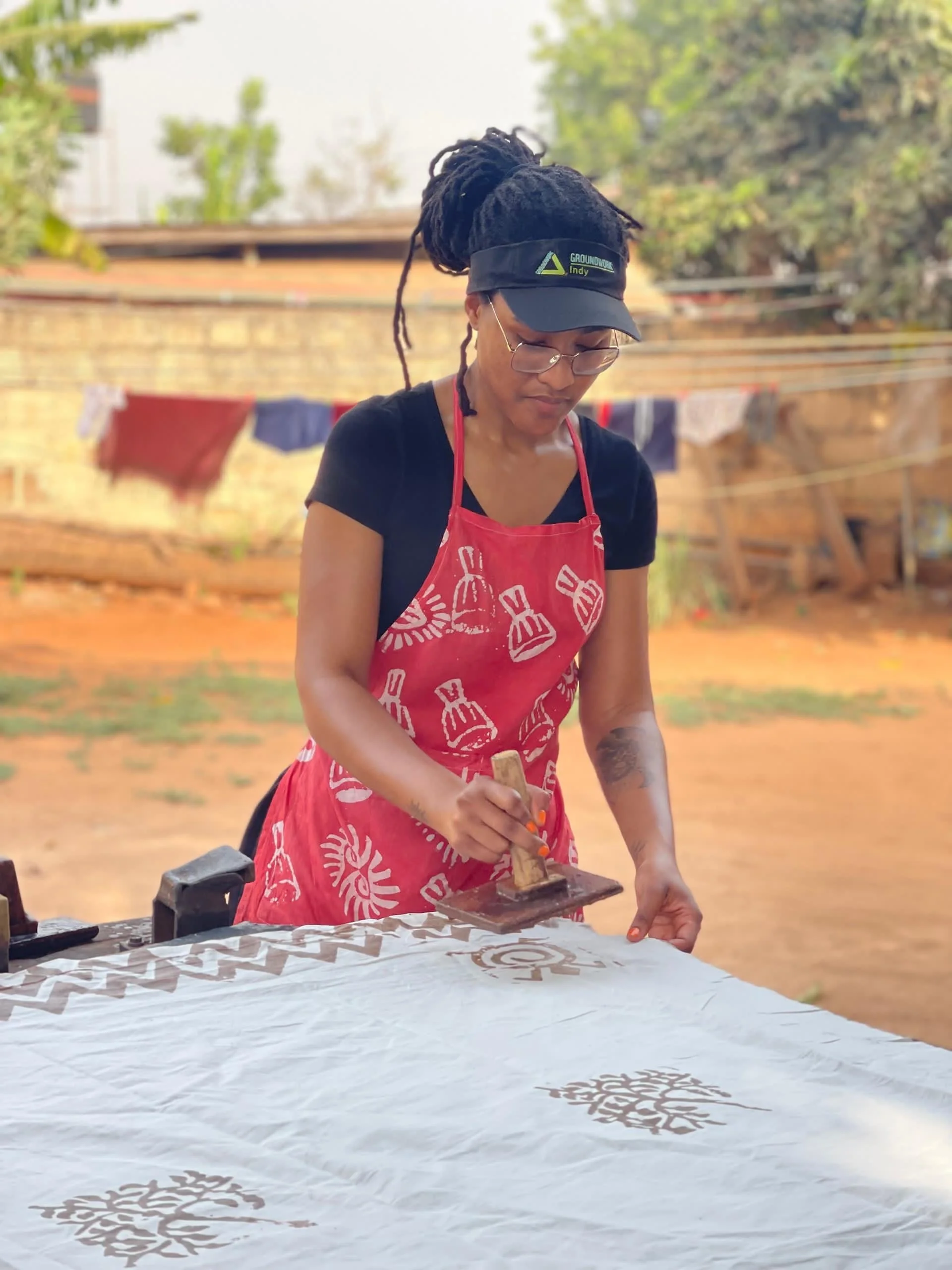 Batik Making Class In Ghana