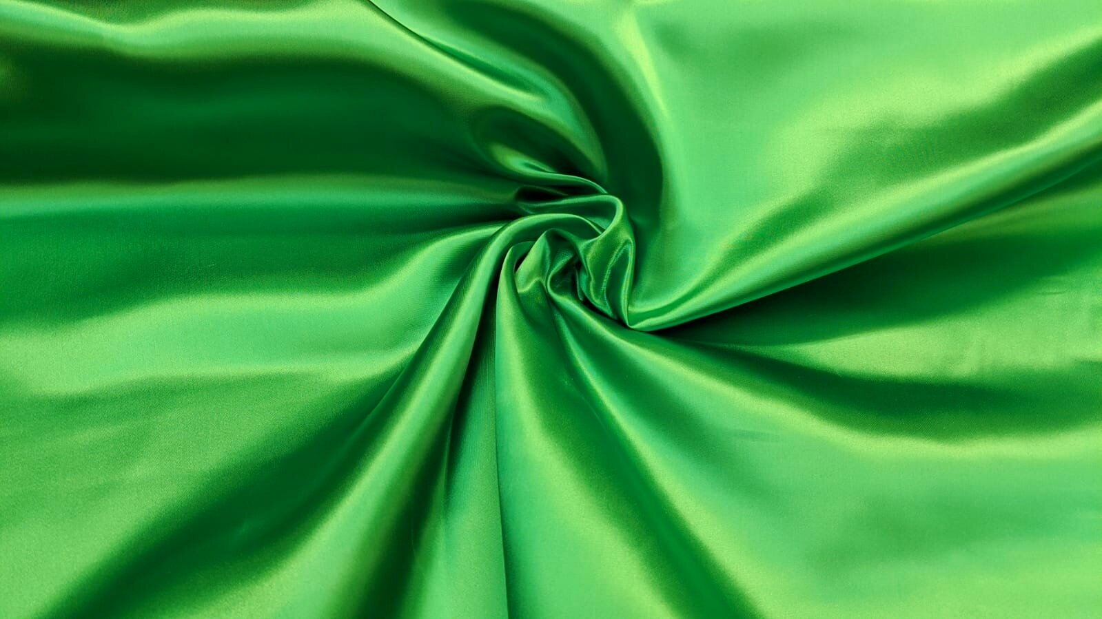 Emerald Green Acetate Satin
