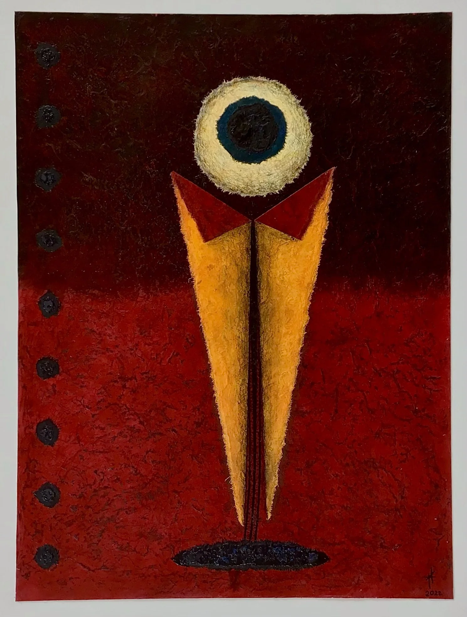 Insistence of Place Like A Dandy Lion in Cracked Concrete