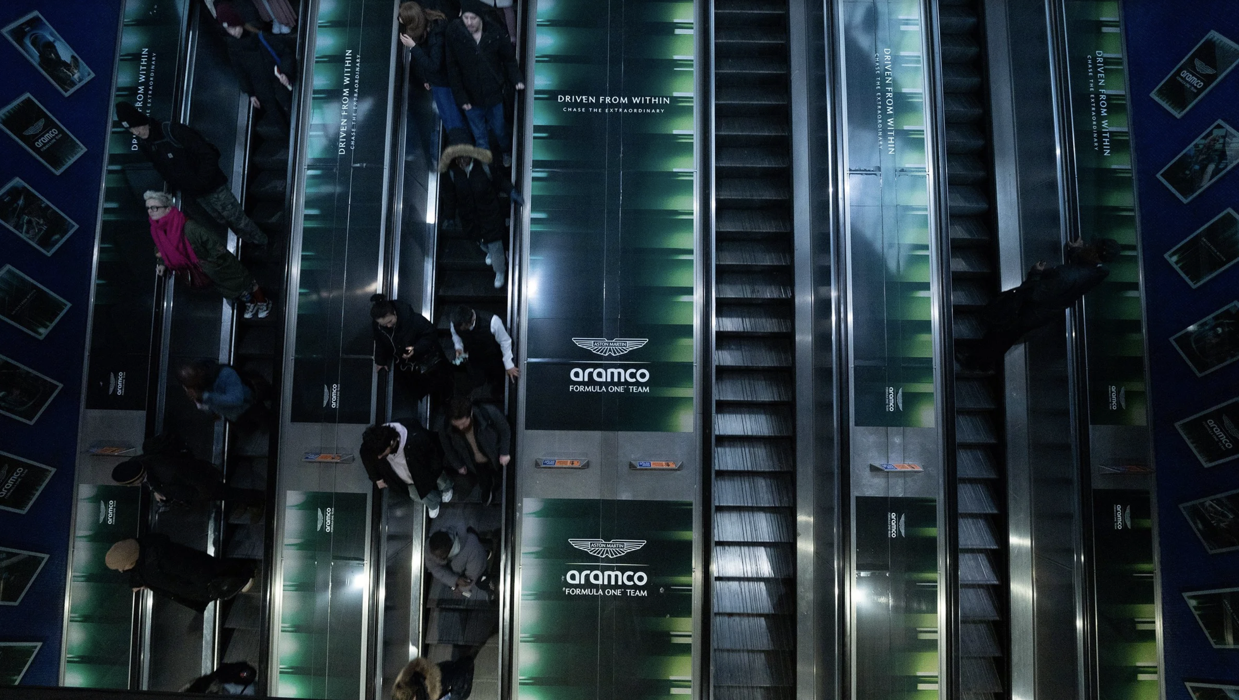 Advertise Tube Escalator Panels