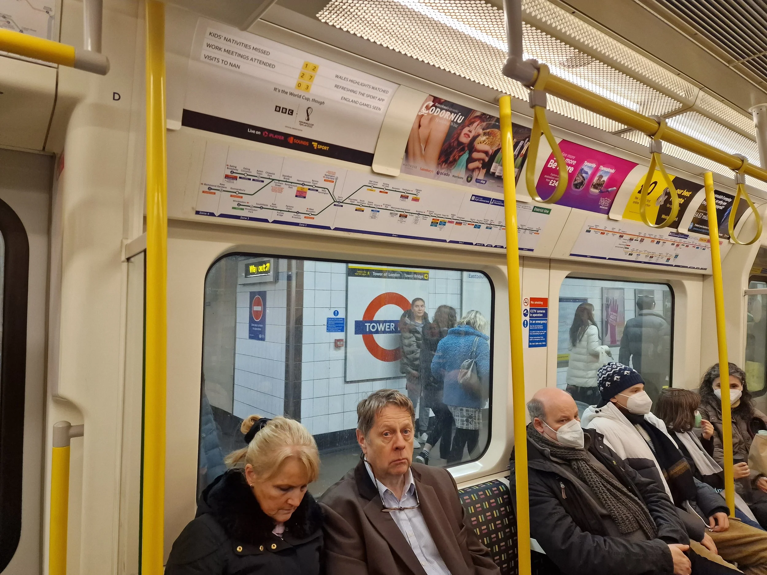 Advertise Tube Car Panels