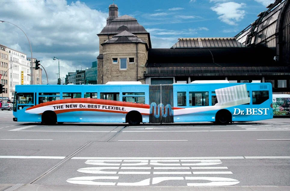 6 Great Creative Bus Advertising Examples > One Day Agency