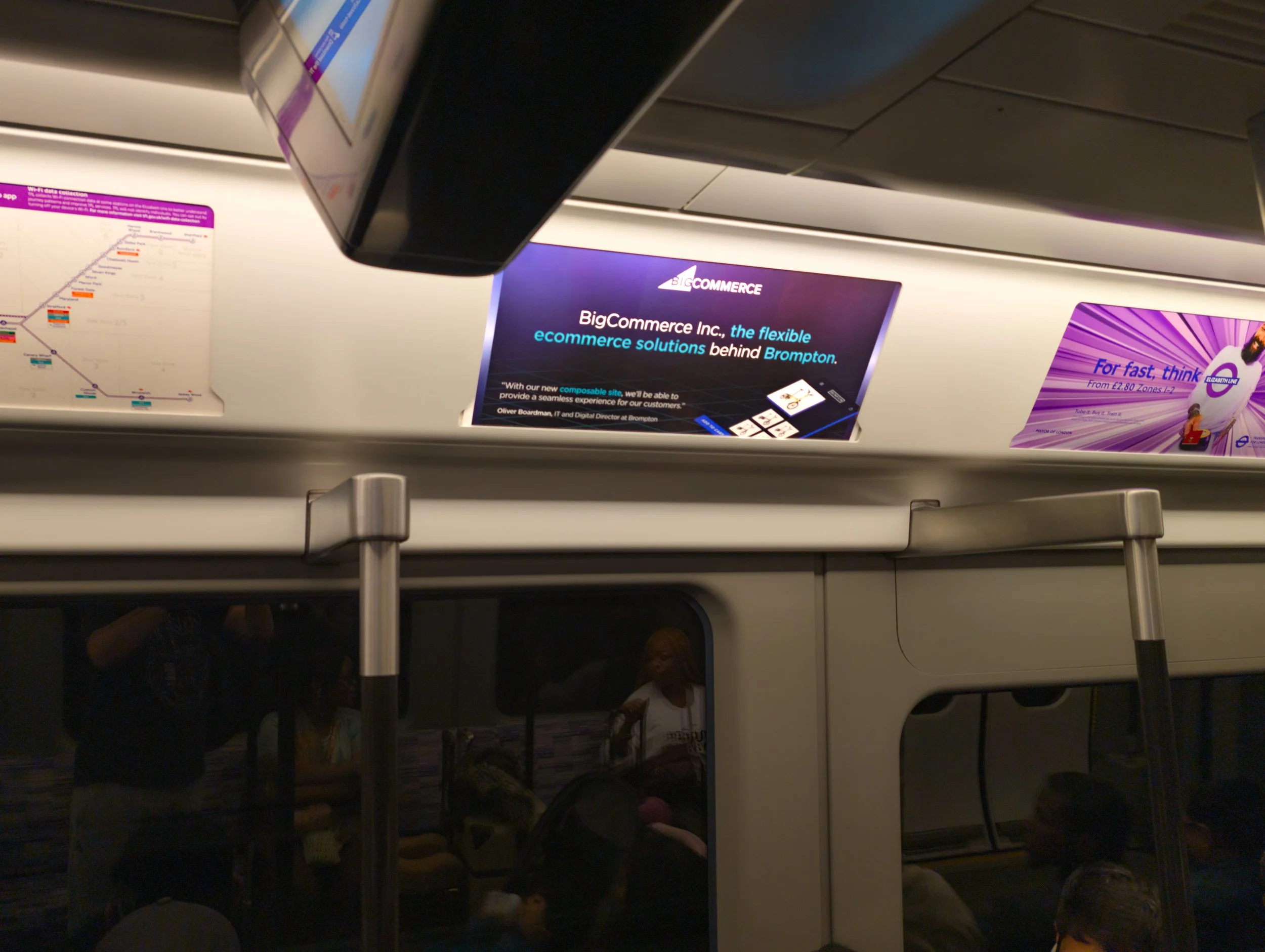 Tube Car Panels Advertising