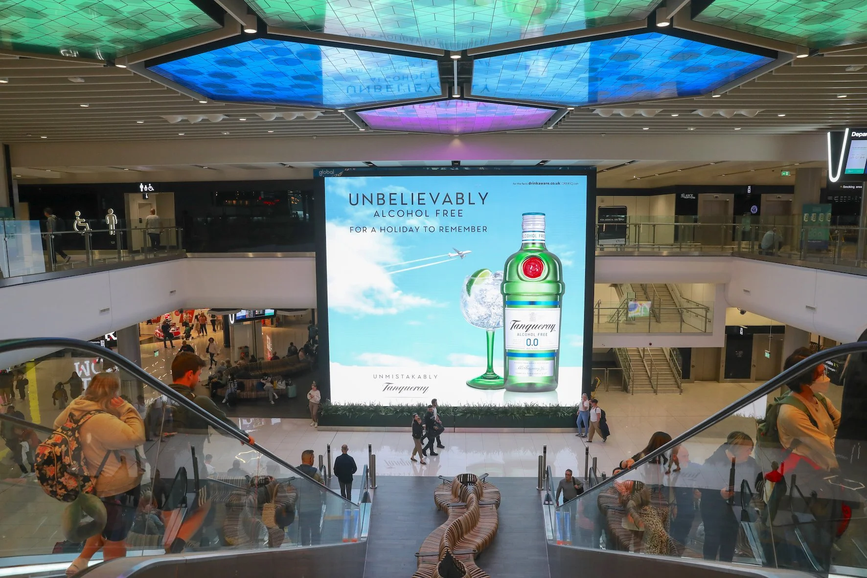Digital Promotional Screens at Gatwick