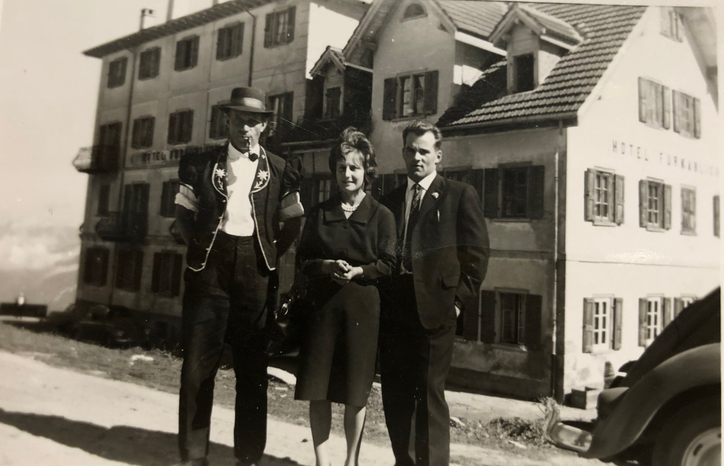 Robert mit Louis und Irene
