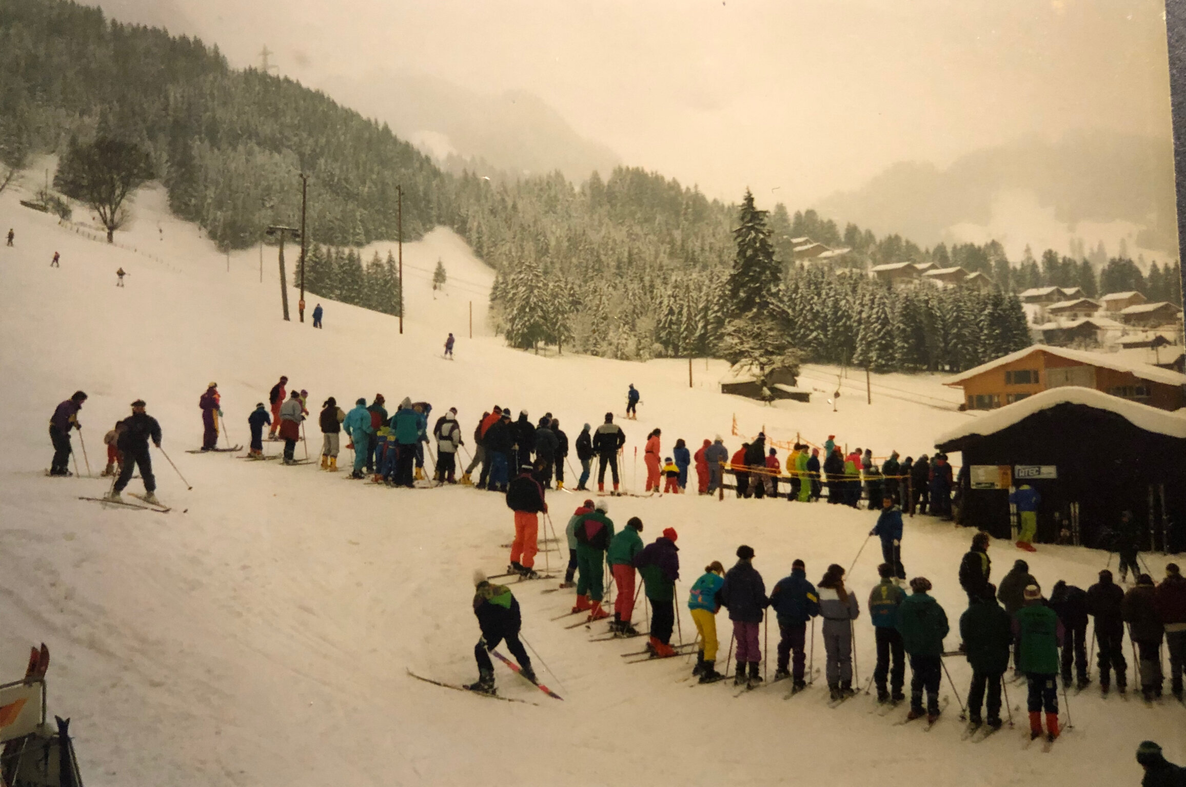 Foto vom Skilift