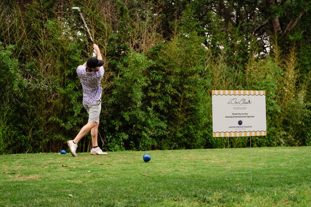 Golfer in Action | Austin Charity Golf Tournament