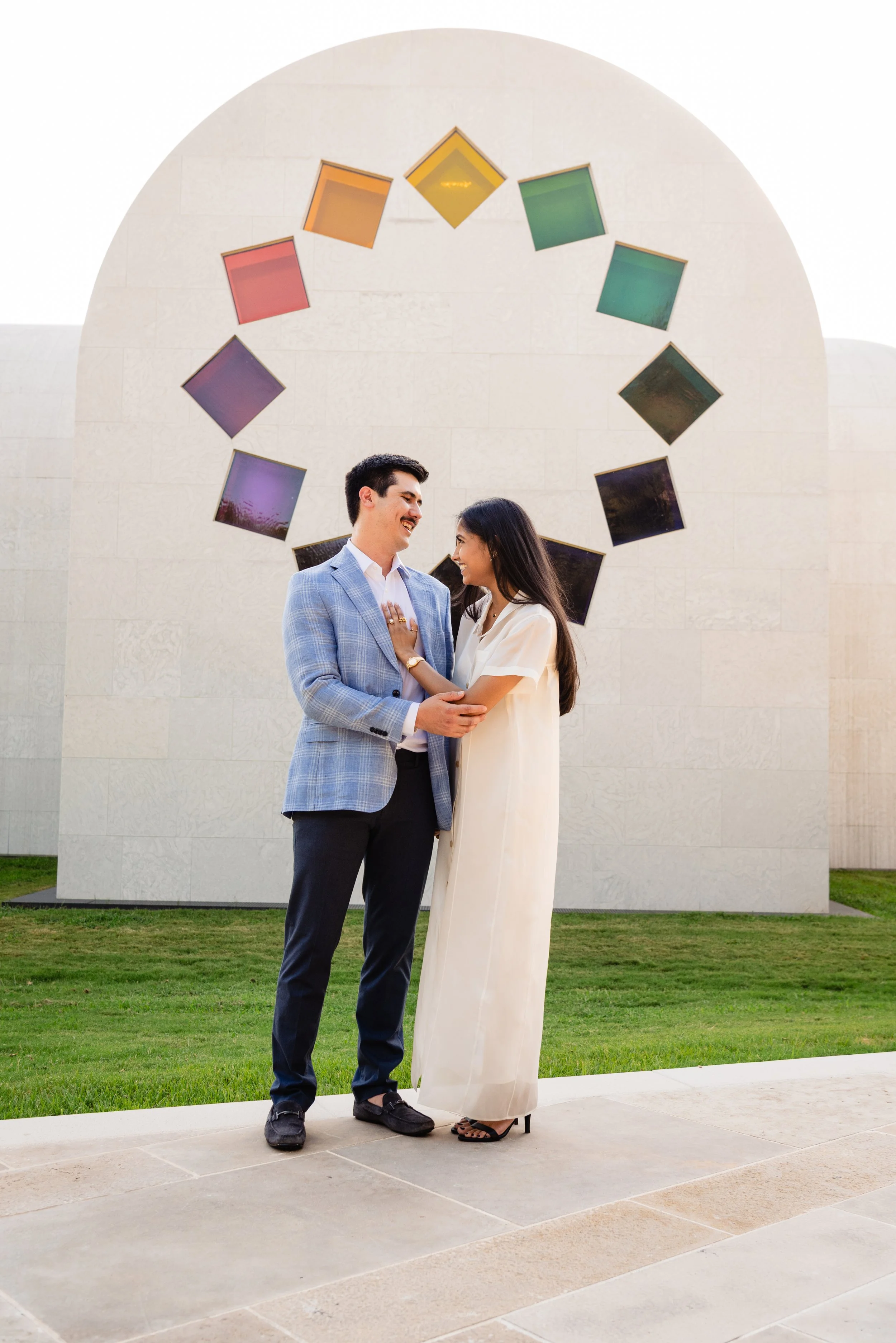 Engaged at the Ellsworth Kelly “Austin” Building