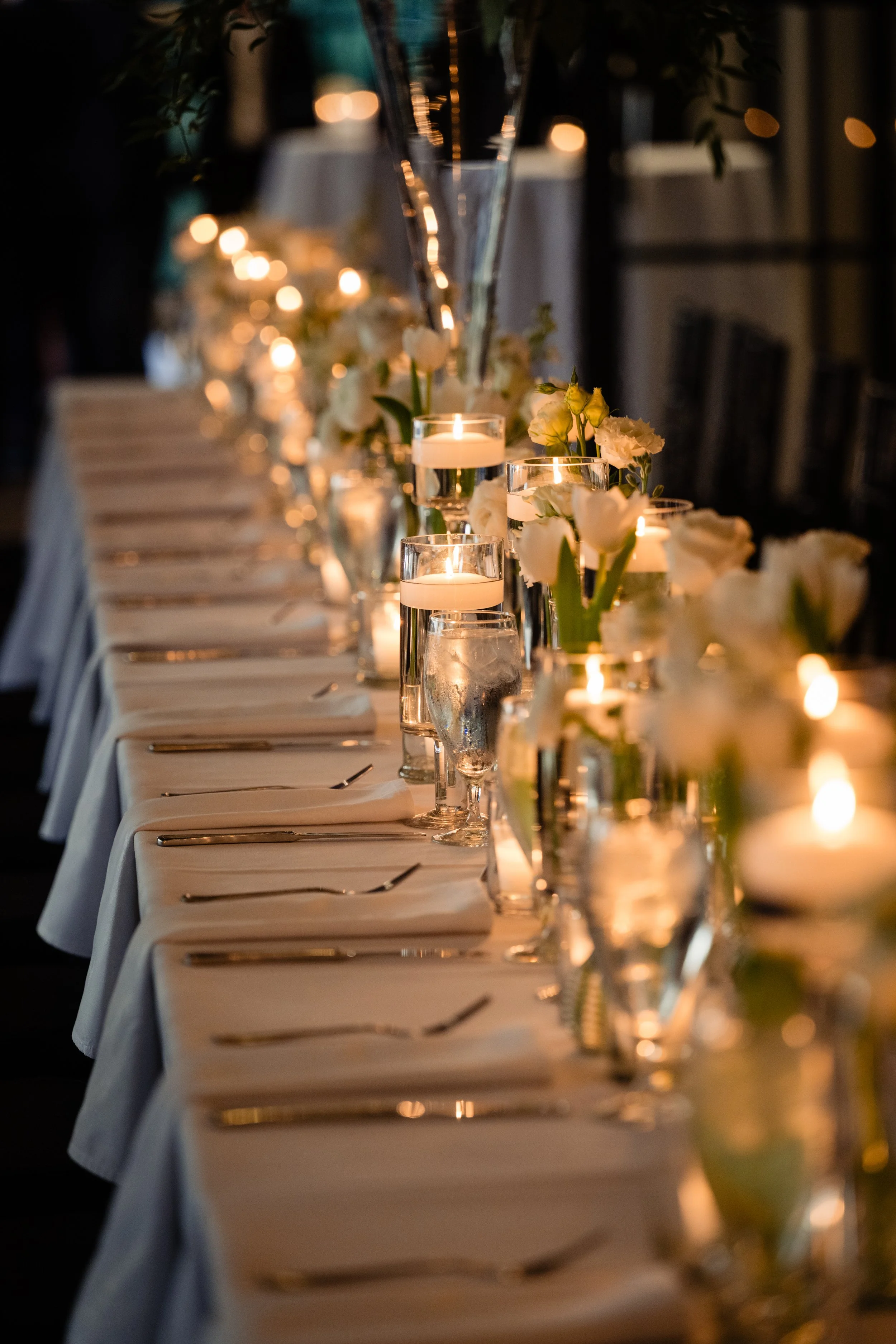 Wedding reception details