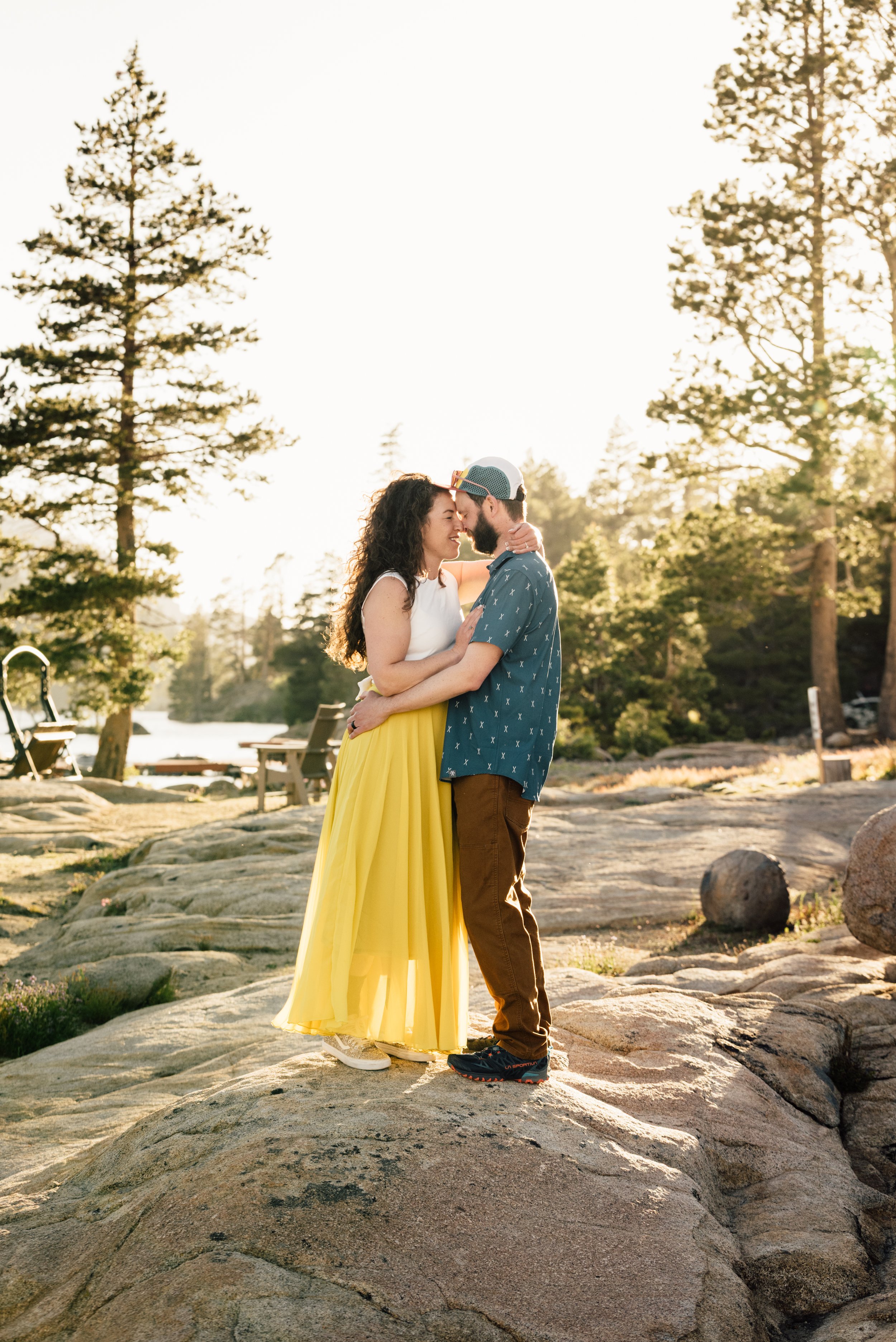  Golden hour engagement shoot 