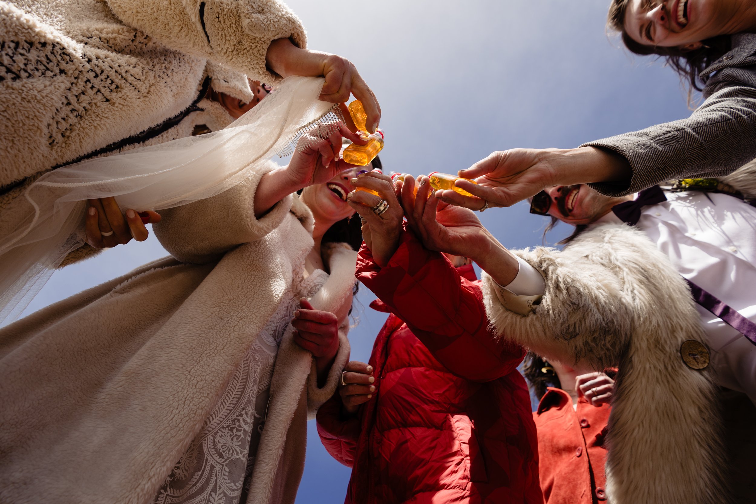  Bridal party fireball shots 