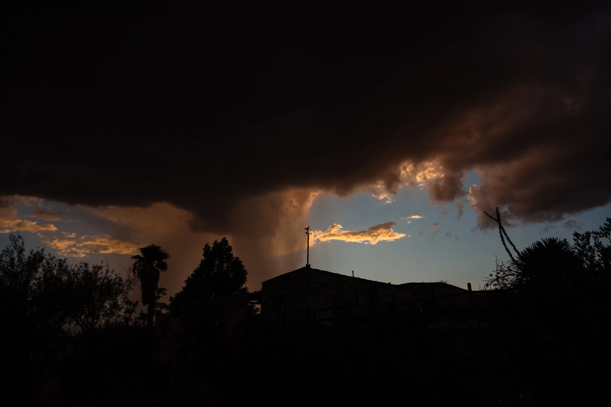 storm in Terlingua
