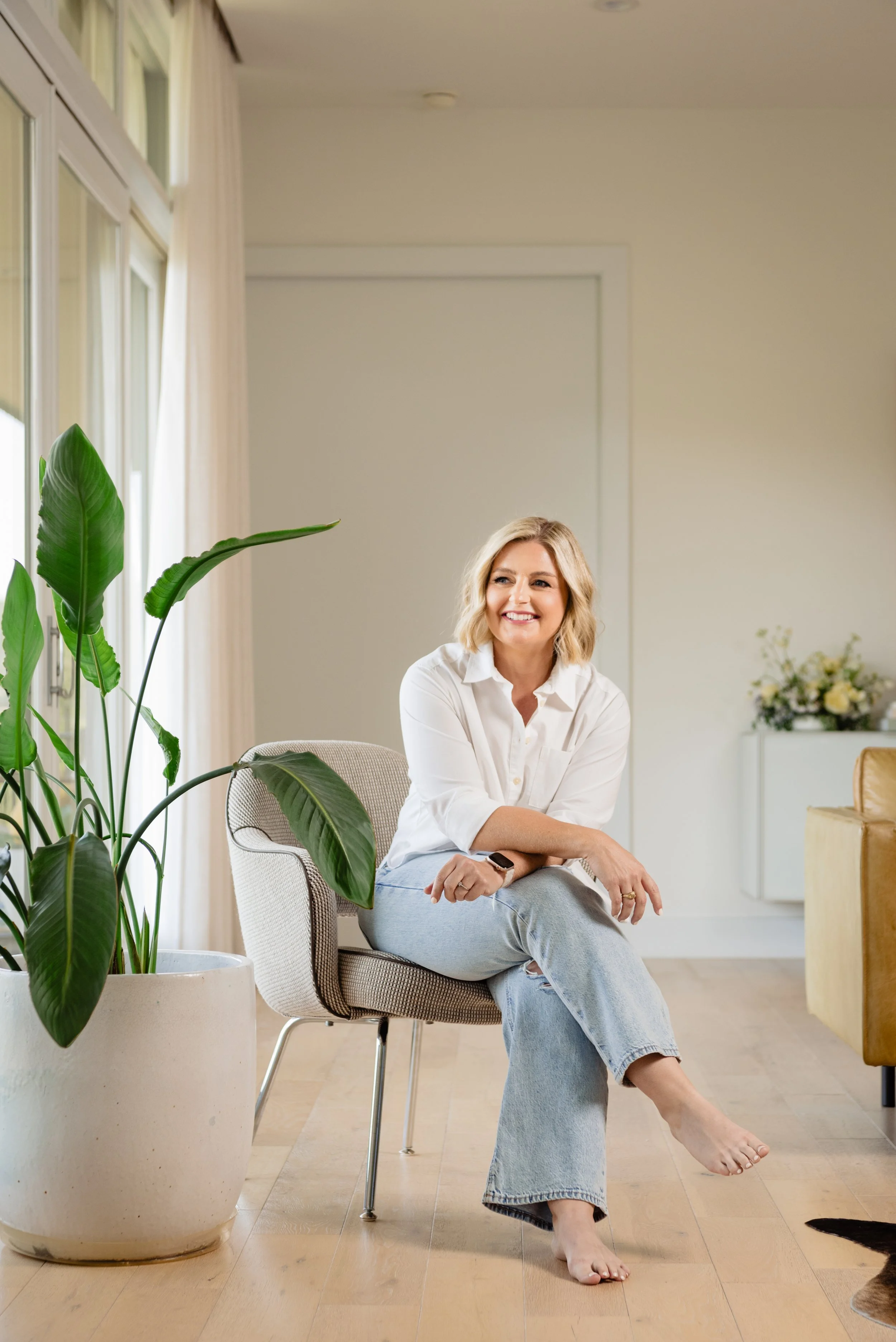Kelli in her Austin brand photography portraits