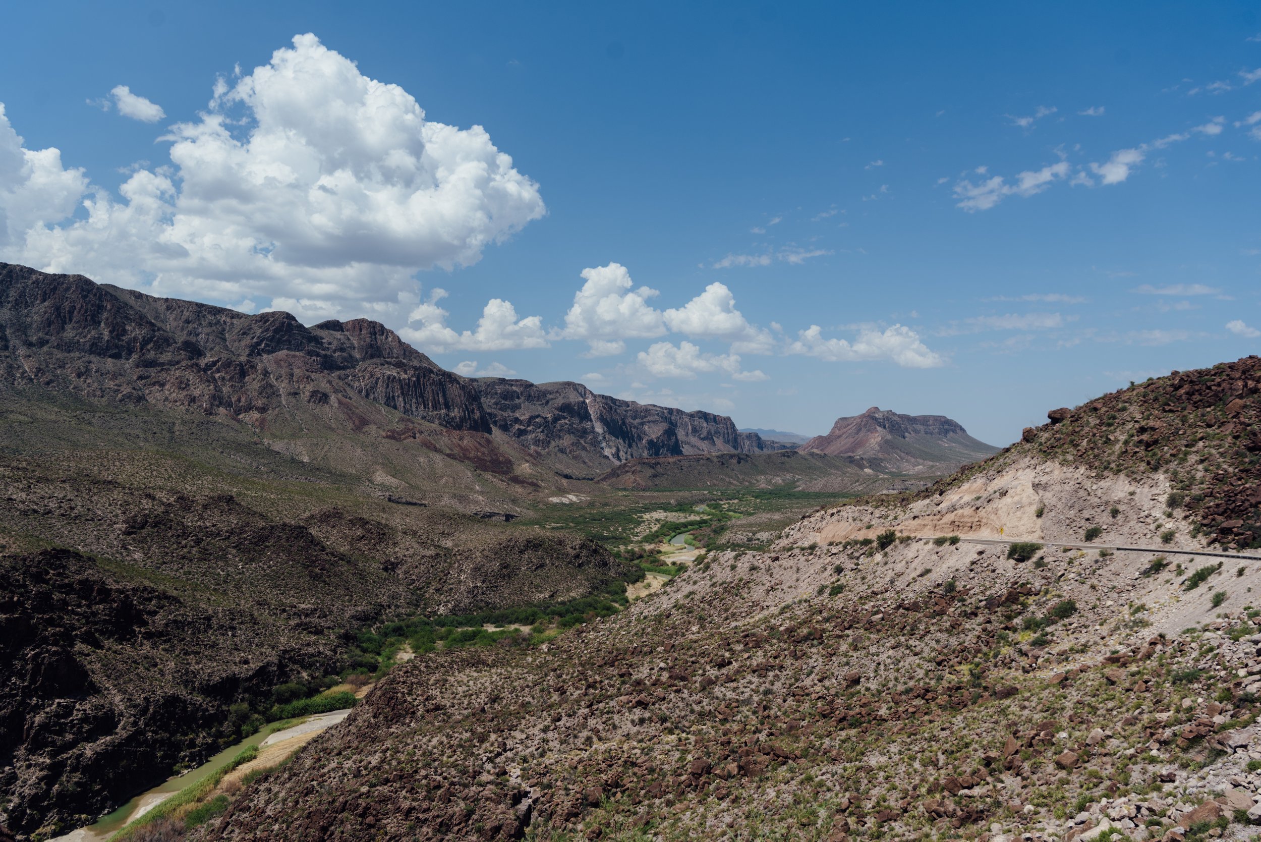 West Texas landscape with river