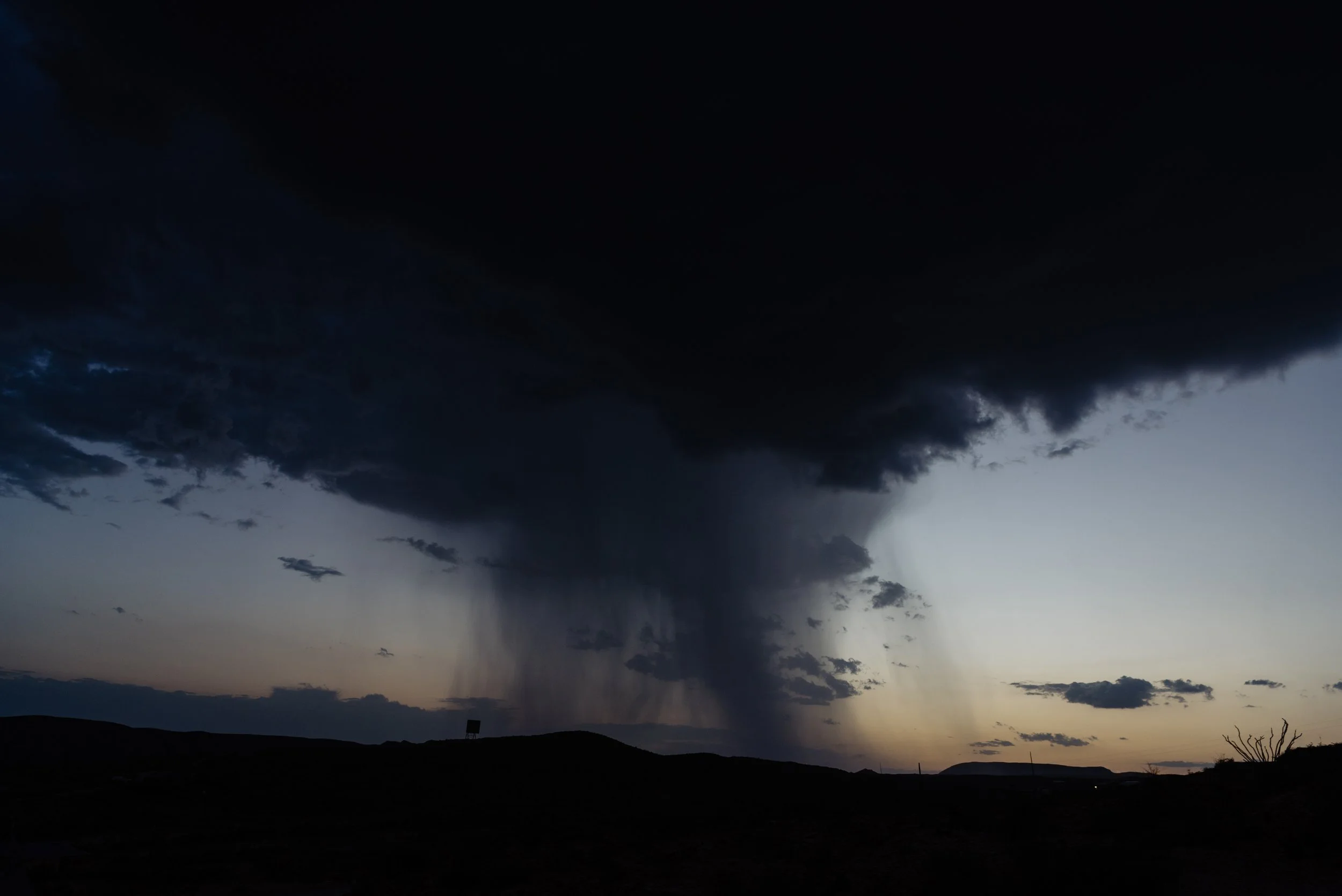 Storm rolling into Big Bend region
