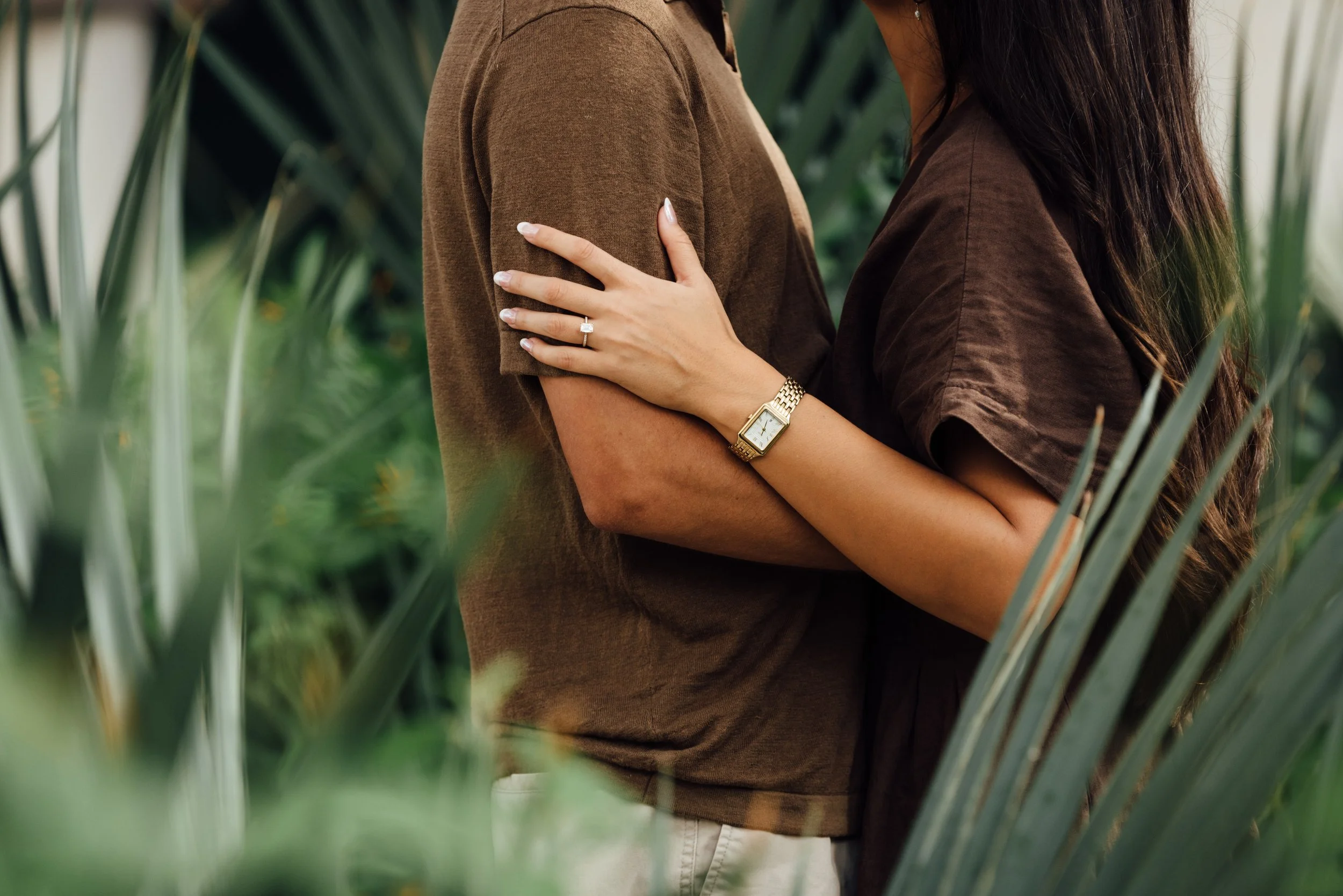 Detailed shot of engagement session by Austin photographer
