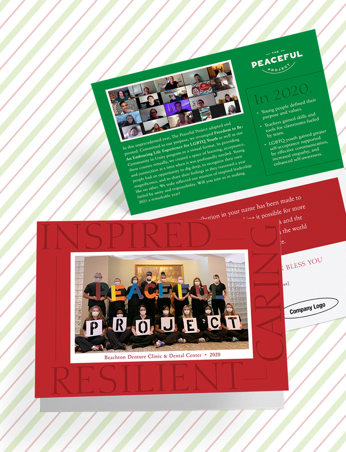 The Peaceful Project 2020 Holiday Cards