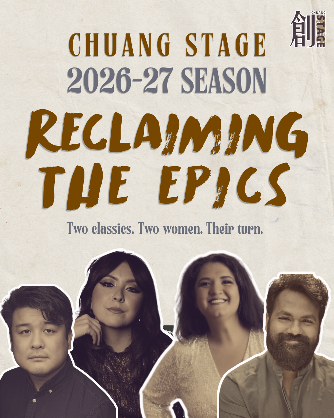 CHUANG Stage Announces the 2026–27 Season: Reclaiming the Epics