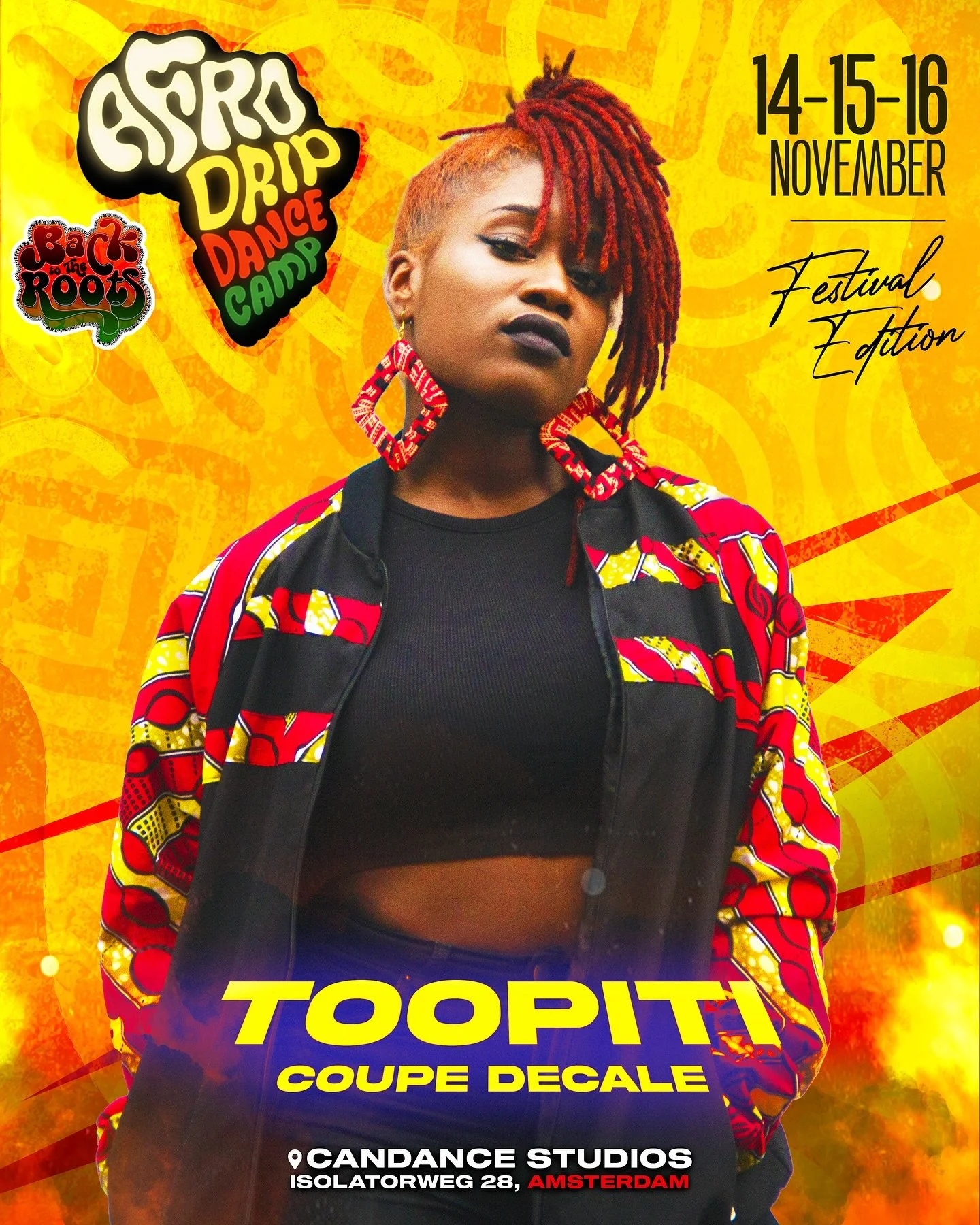 WELCOME @toopiti_777 TO AFRO DRIP DANCE CAMP❤️ Jessica &ldquo;Toopiti&rdquo; Bichy is a French-Caribbean and Comorian dancer, choreographer, singer, and MC who channels her heritage through powerful Afro dance. A former collaborator of Admiral T, she