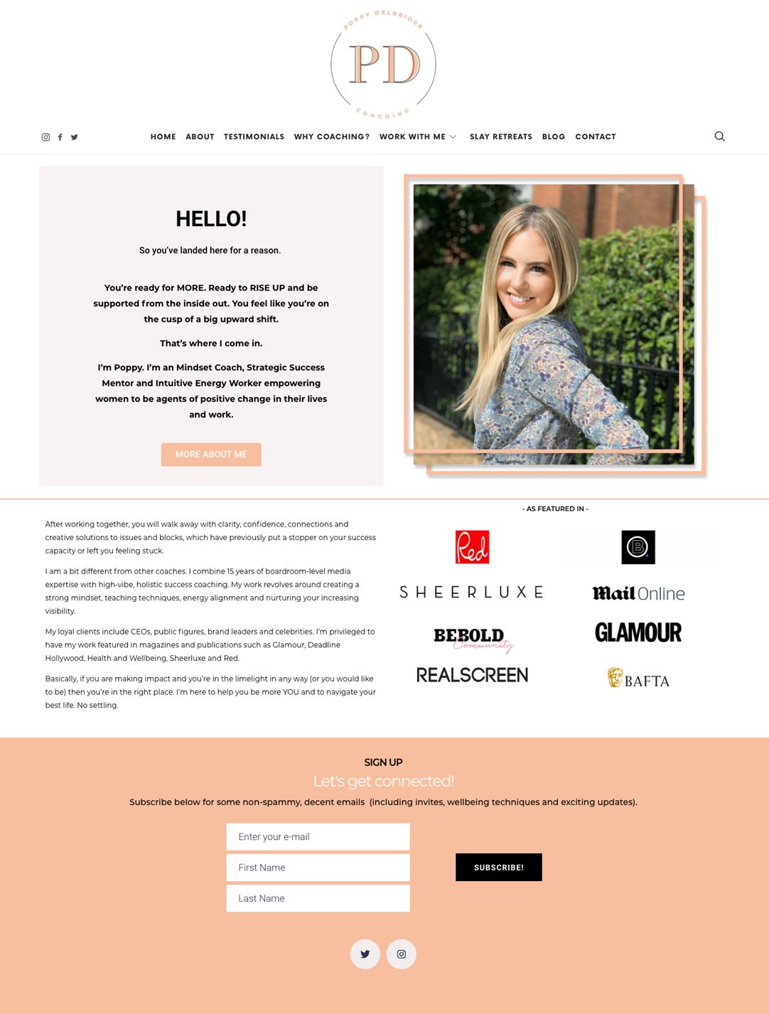 expert brand and website design helping overwhelmed professional women attract their dream clients