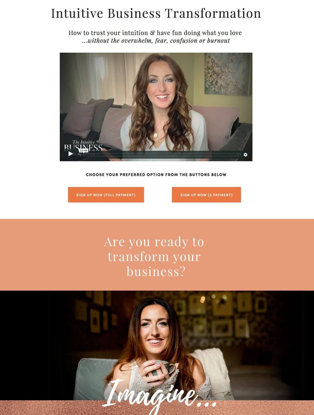 professional brand and website design helping ambitious female entrepreneurs attract their dream clients