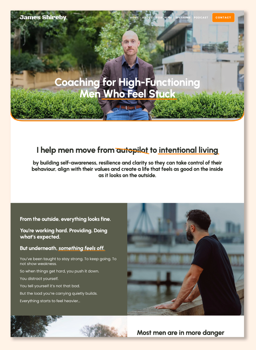 James Shireby, Life Coach for Men