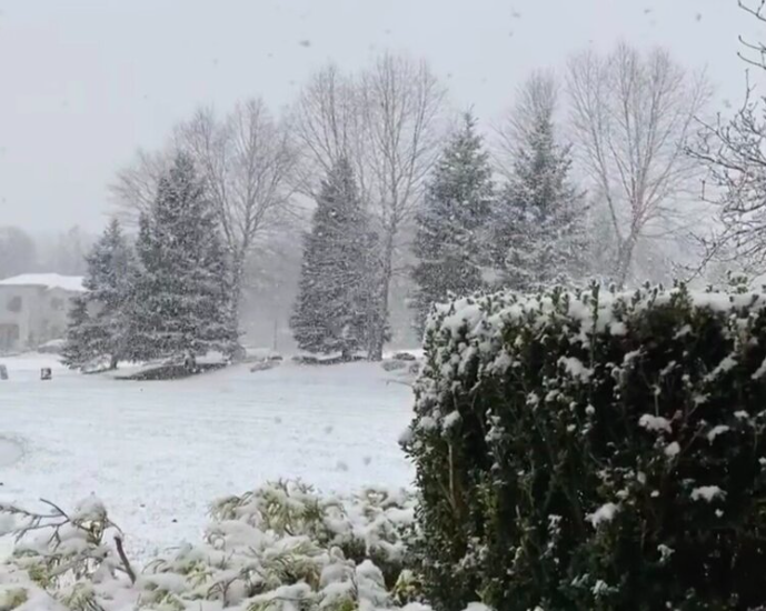 Winter is here: The first snowfall of the season