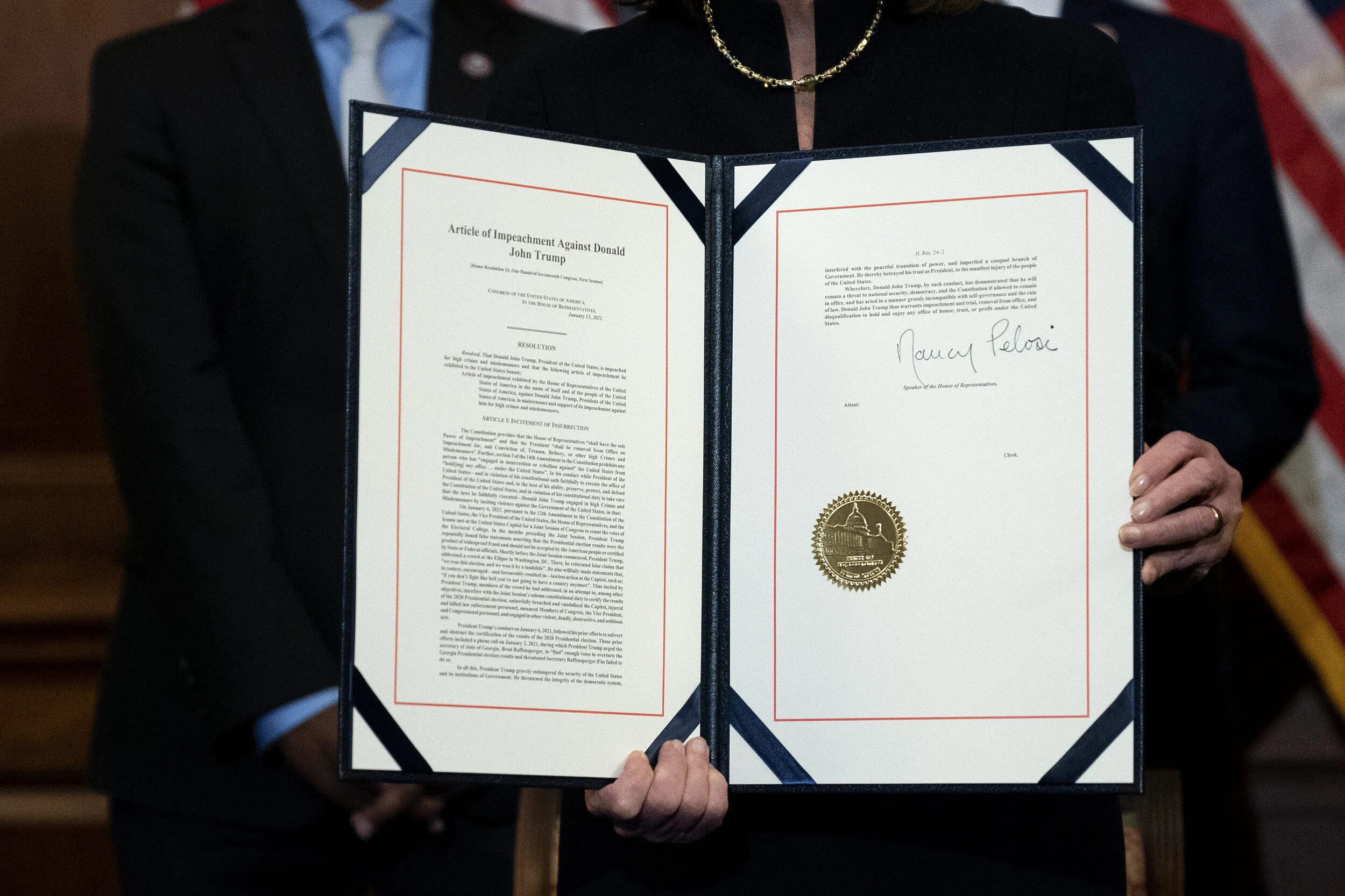 President Trump Impeached for Second Time