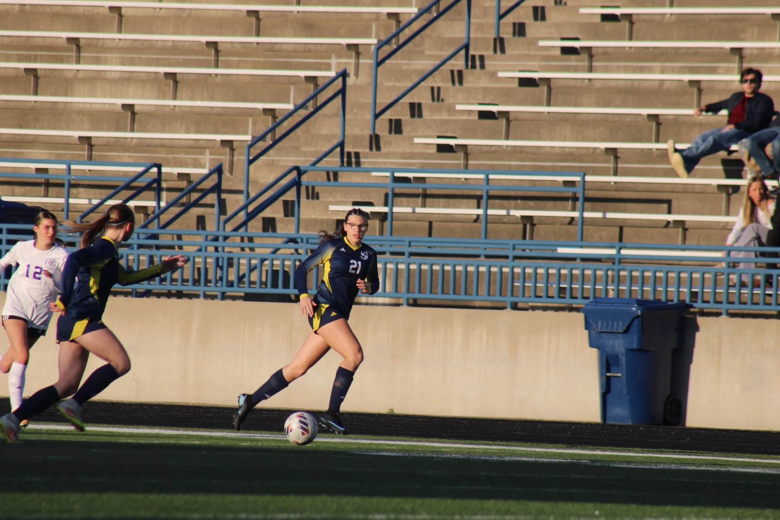 Girls varsity soccer team closes out season