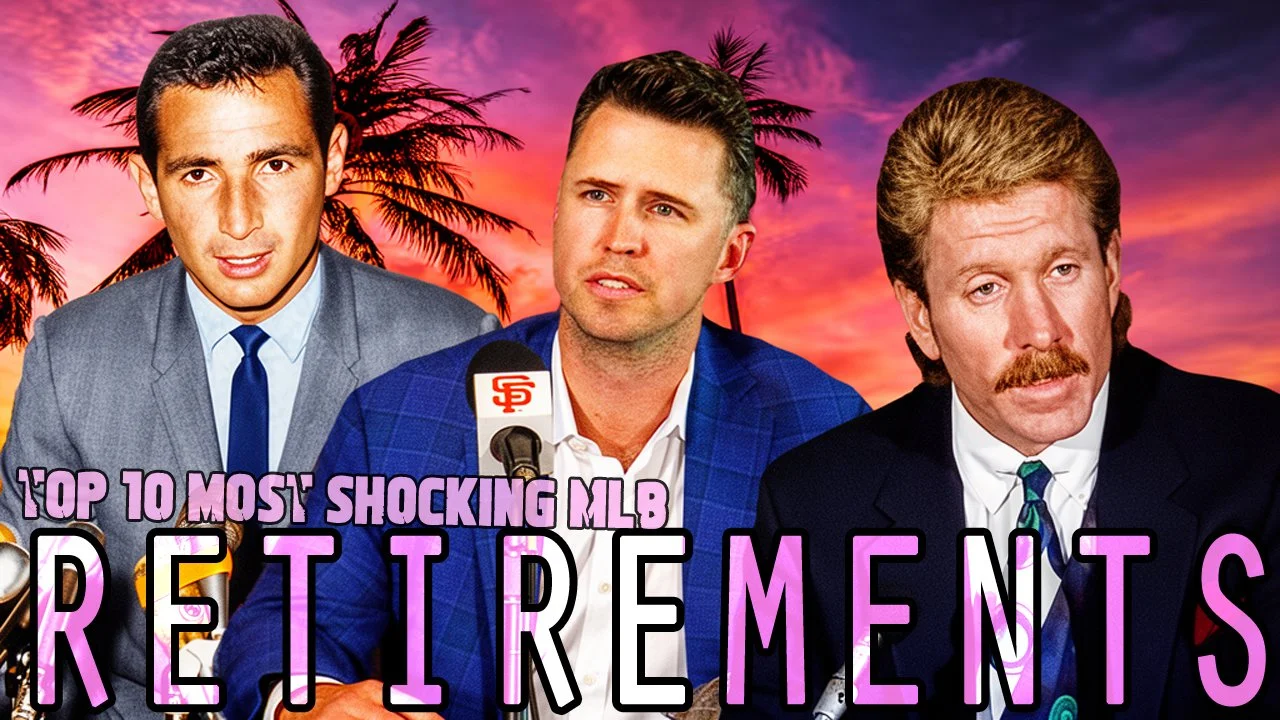 Top 10 MLB Most SHOCKING Retirement Announcements!!