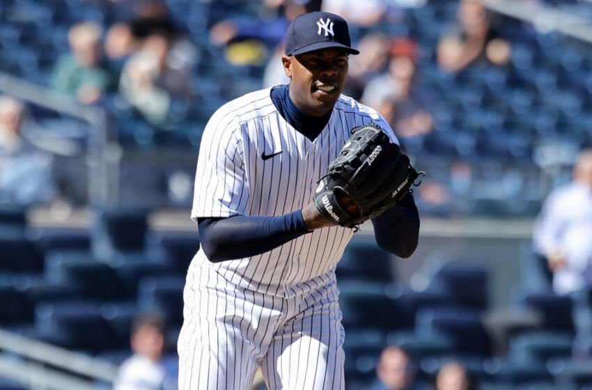 Aroldis Chapman is back with yankees mlb jersey wholesale the Yankees; how  much can they trust him?