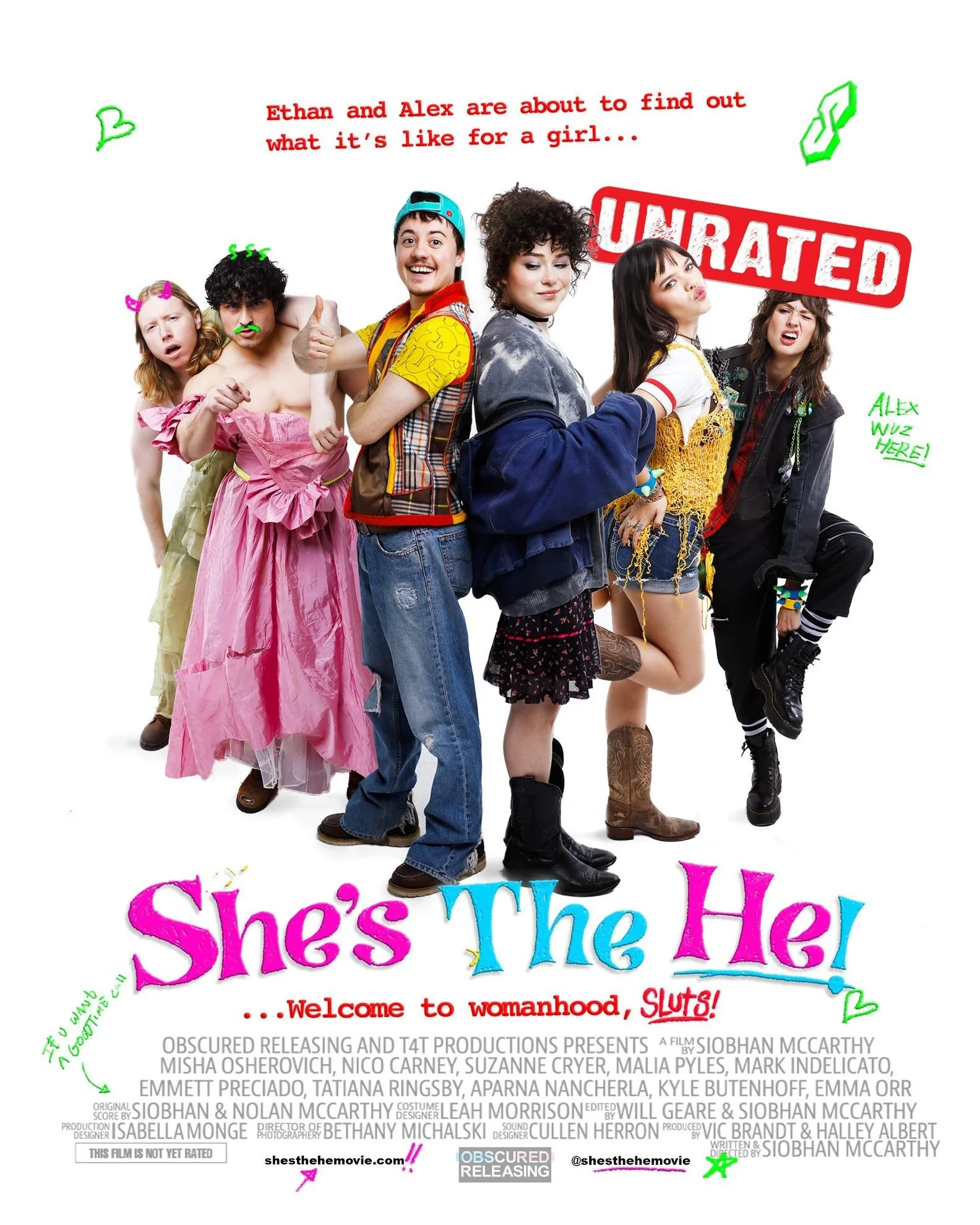 Opening Night Film: She's The He!
(@shesthehemovie / @obscuredreleasing )
Thursday Oct 1st at 7:00pm /  Only screening in-person at The Main Cinema (@themaincinema)
Comedy, Coming-of-Age | 82 min | 2026

Join us at @themaincinema for the Minnesota Pr