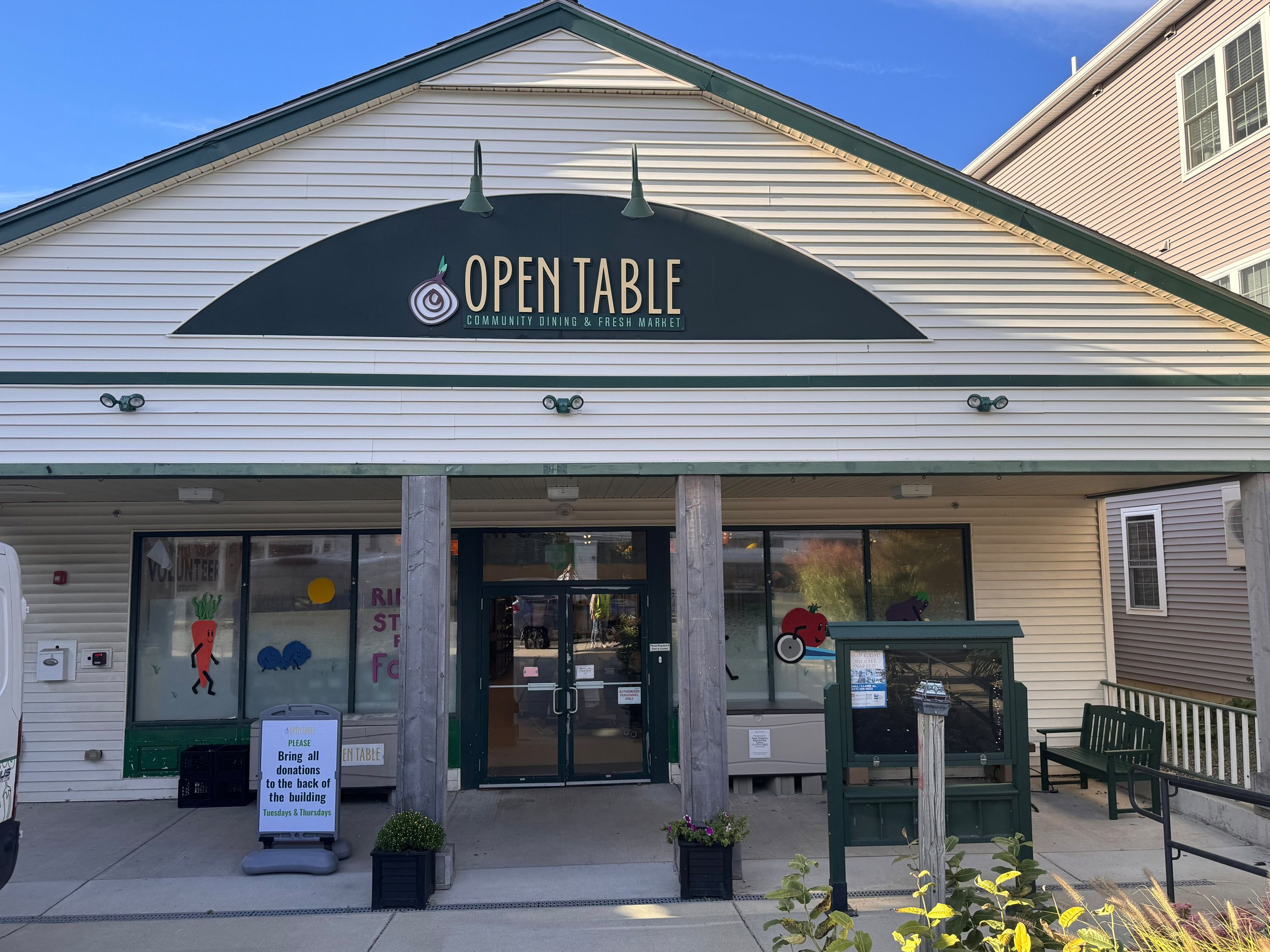 Maynard Open Table's storefront.