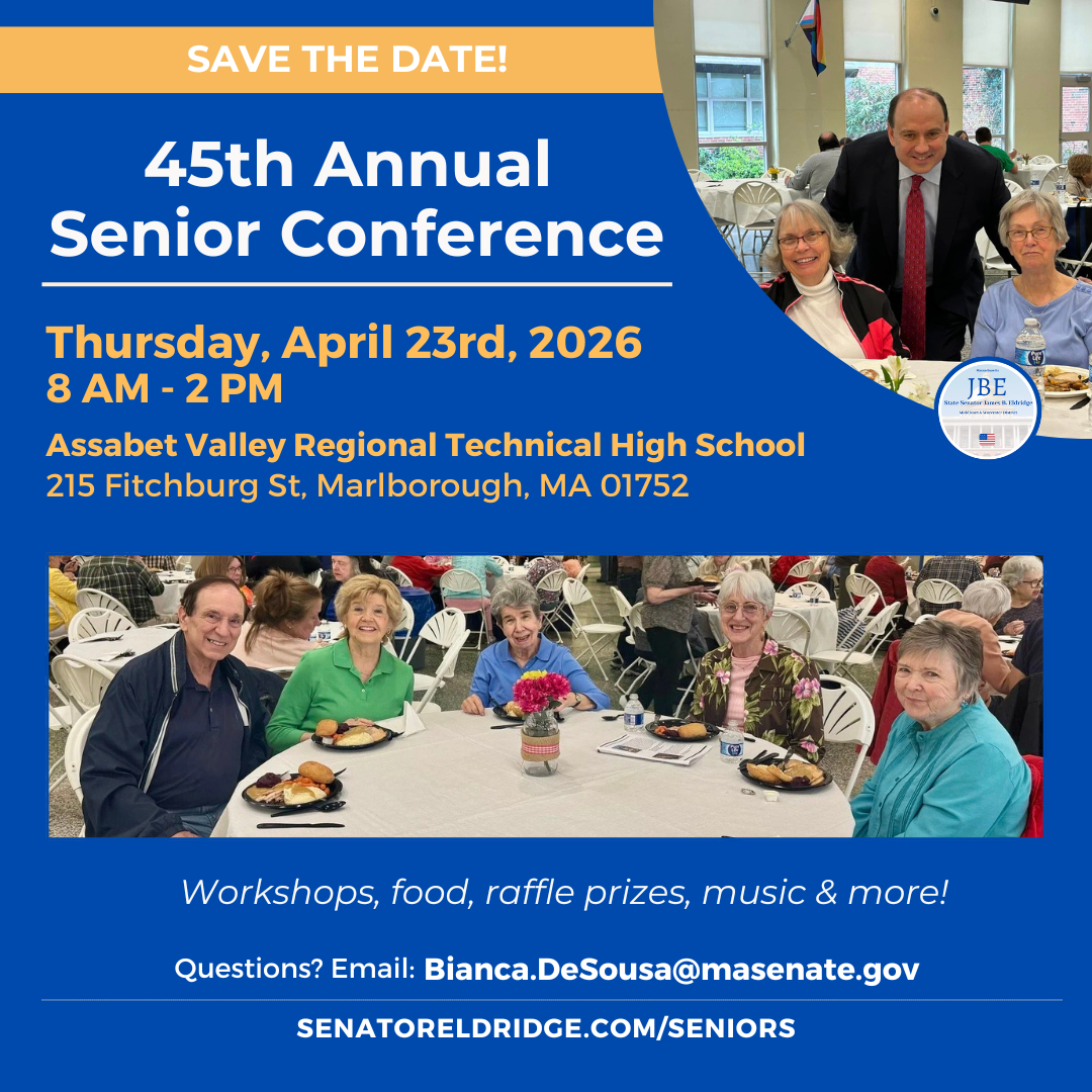 Senator Eldridge announces 45th Annual Senior Conference on Thursday, April 23rd