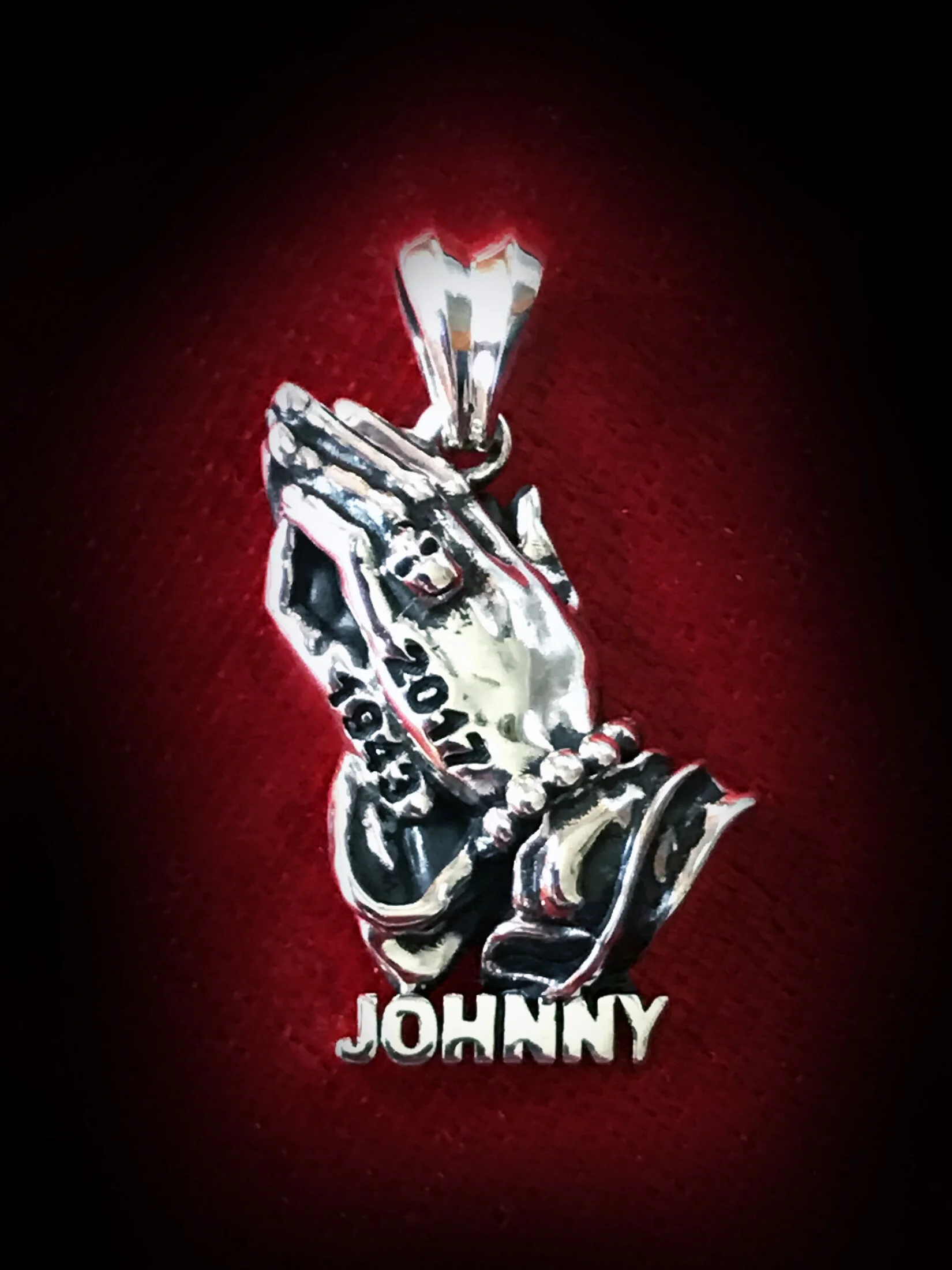 Pendentif Hommage JOHNNY