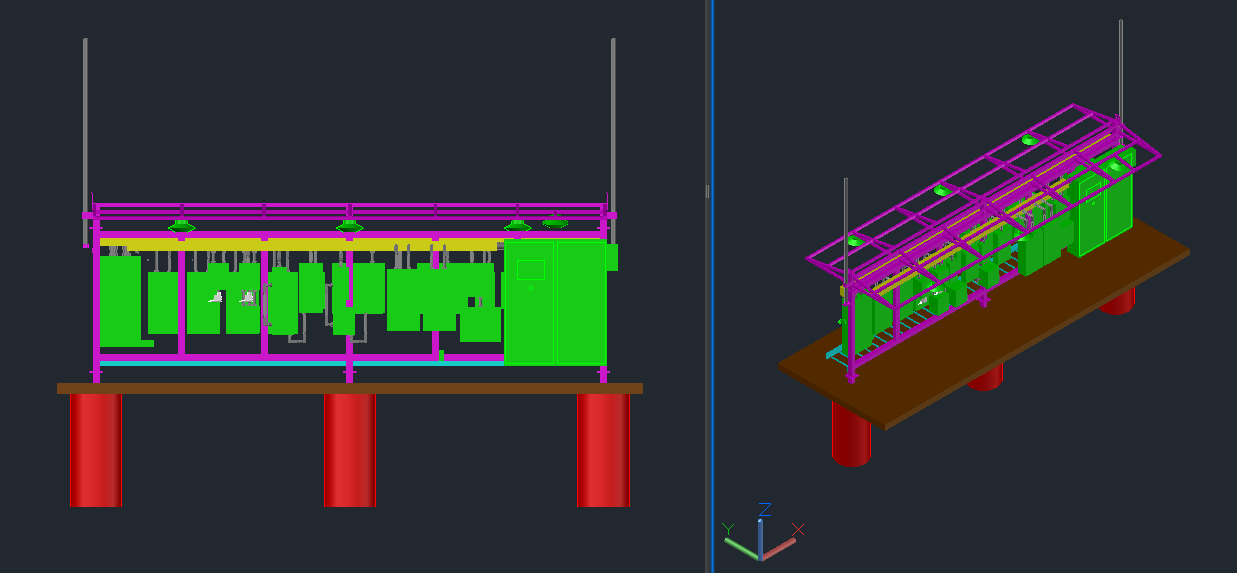 Switchrack-3D Solid Modeling